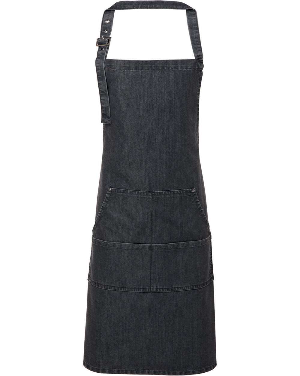 DENIM STITCHED APRON
