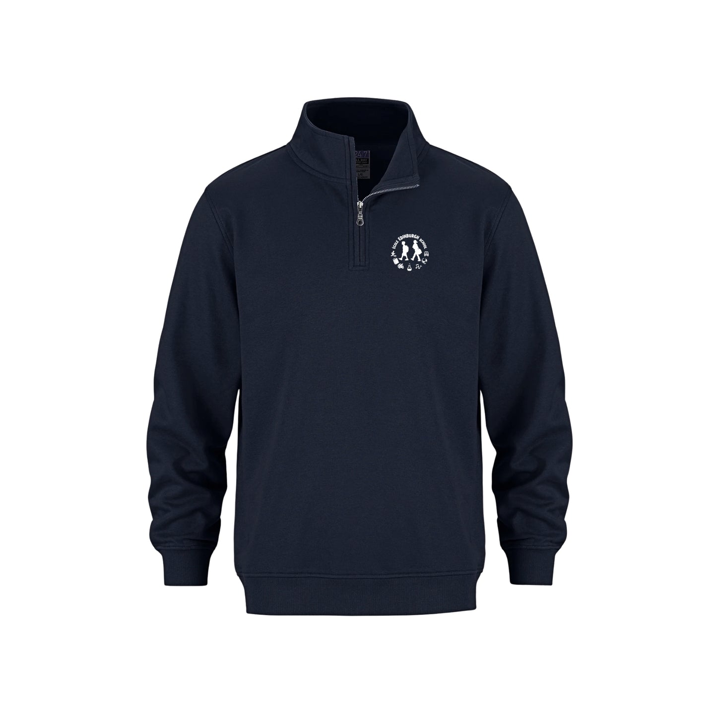 Sweat-shirt 1/4 zip adulte Edinburgh