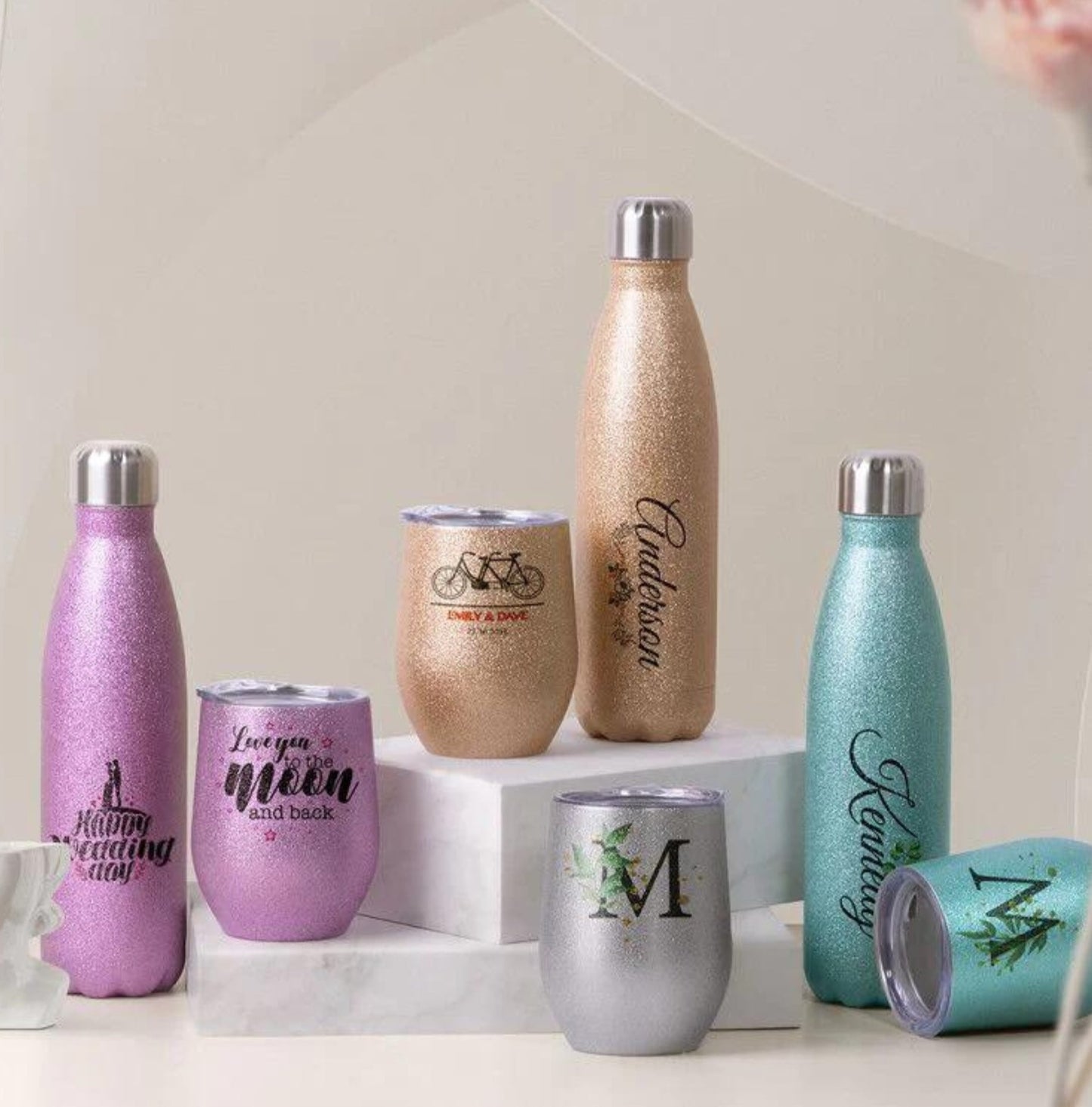 Glitter Tumbler- 12oz