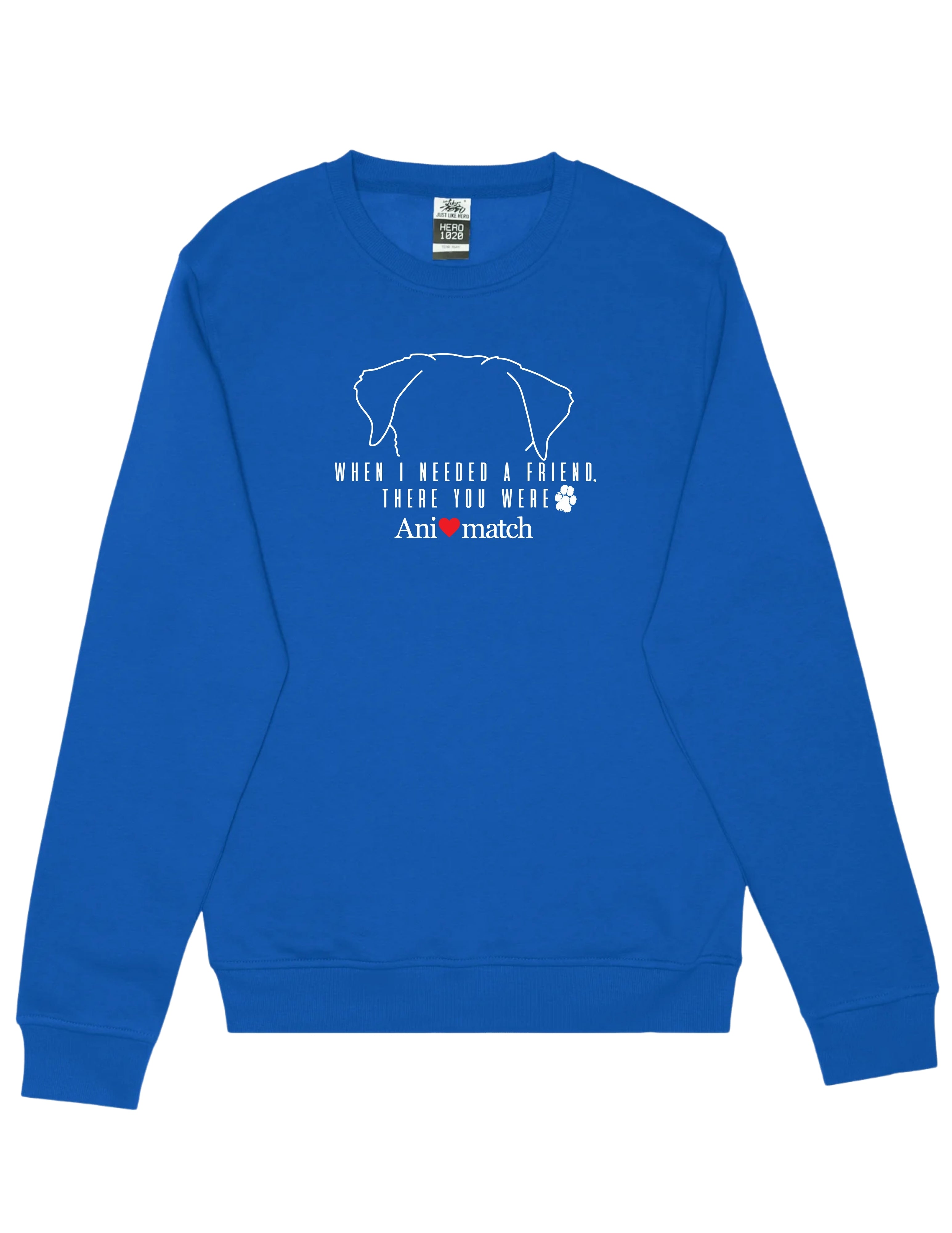Animatch Needed A Friend Crewneck