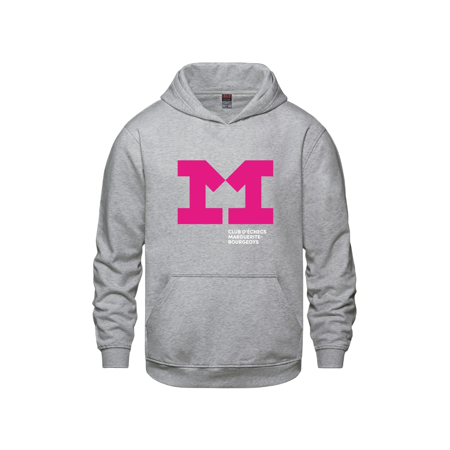 CHESS CLUB ADULT SPORT GREY HOODIES