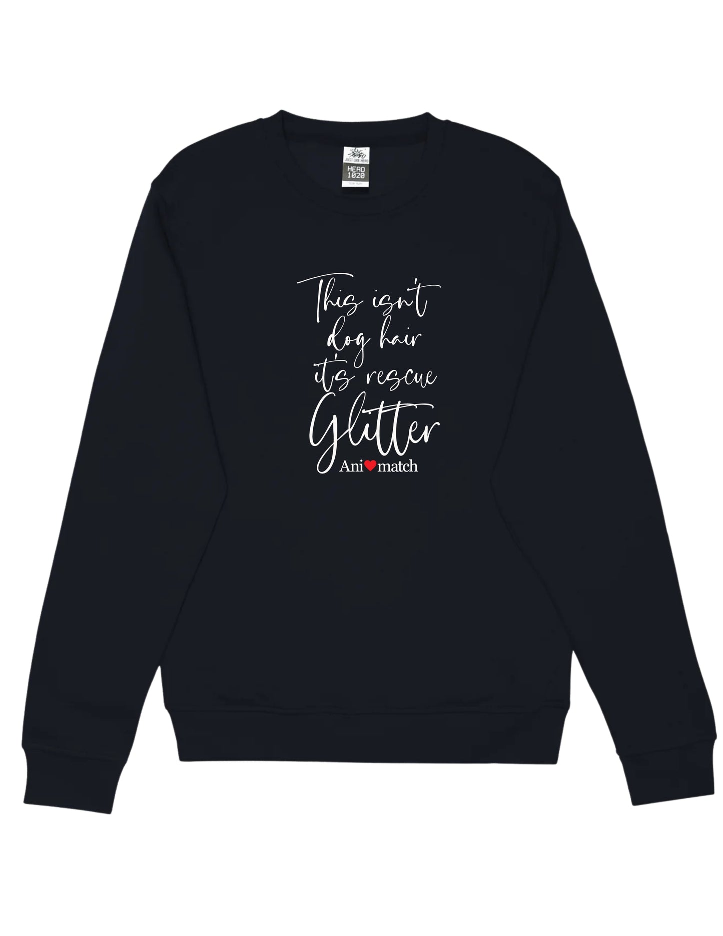 Animatch Glitter Crewneck