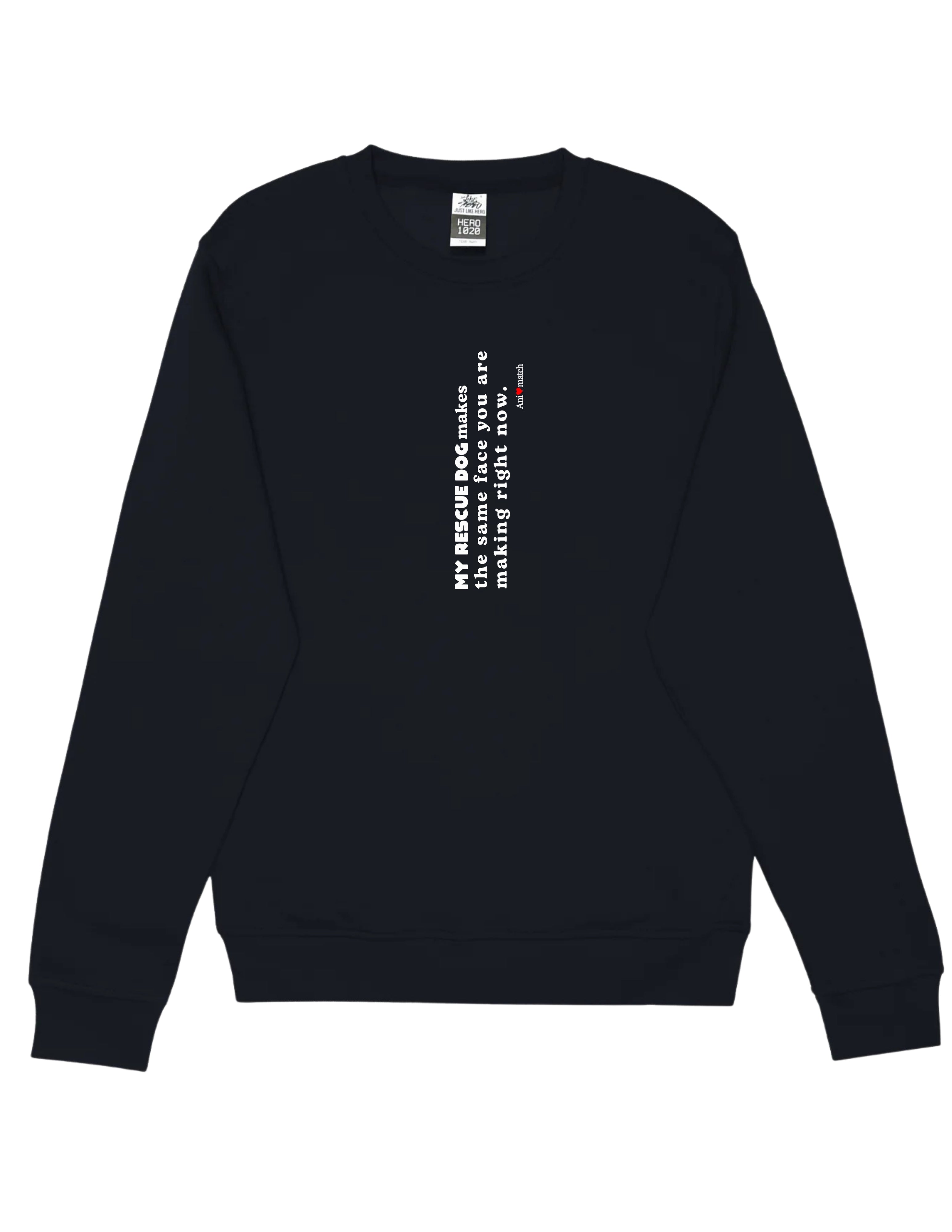 Animatch RESCUE FACE CREWNECK
