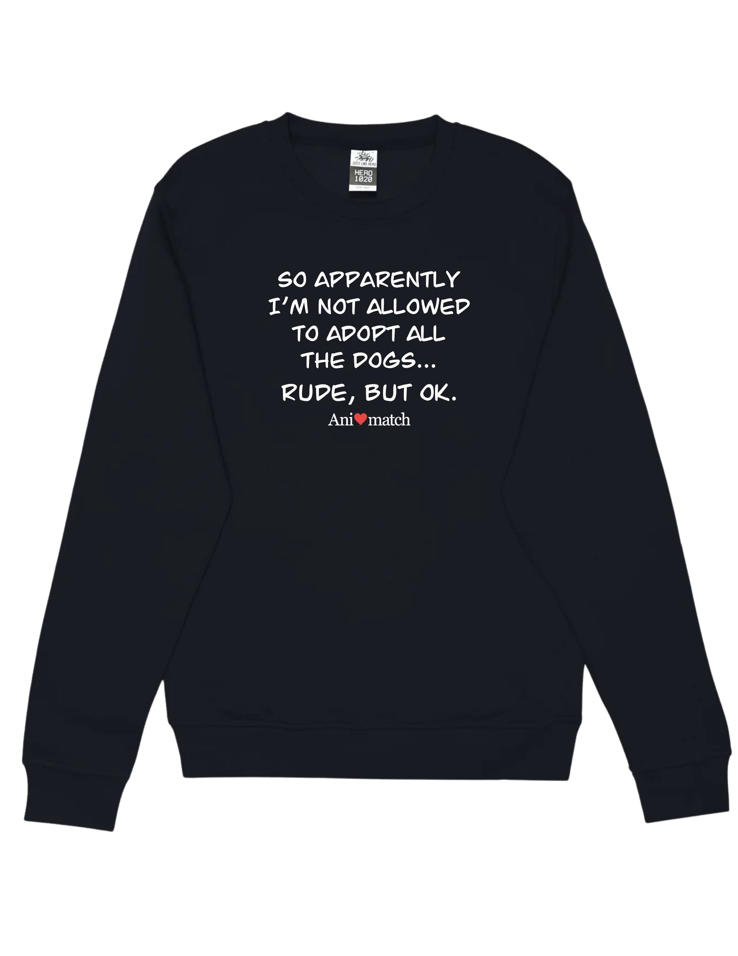 Pull ras du cou Animatch Rude