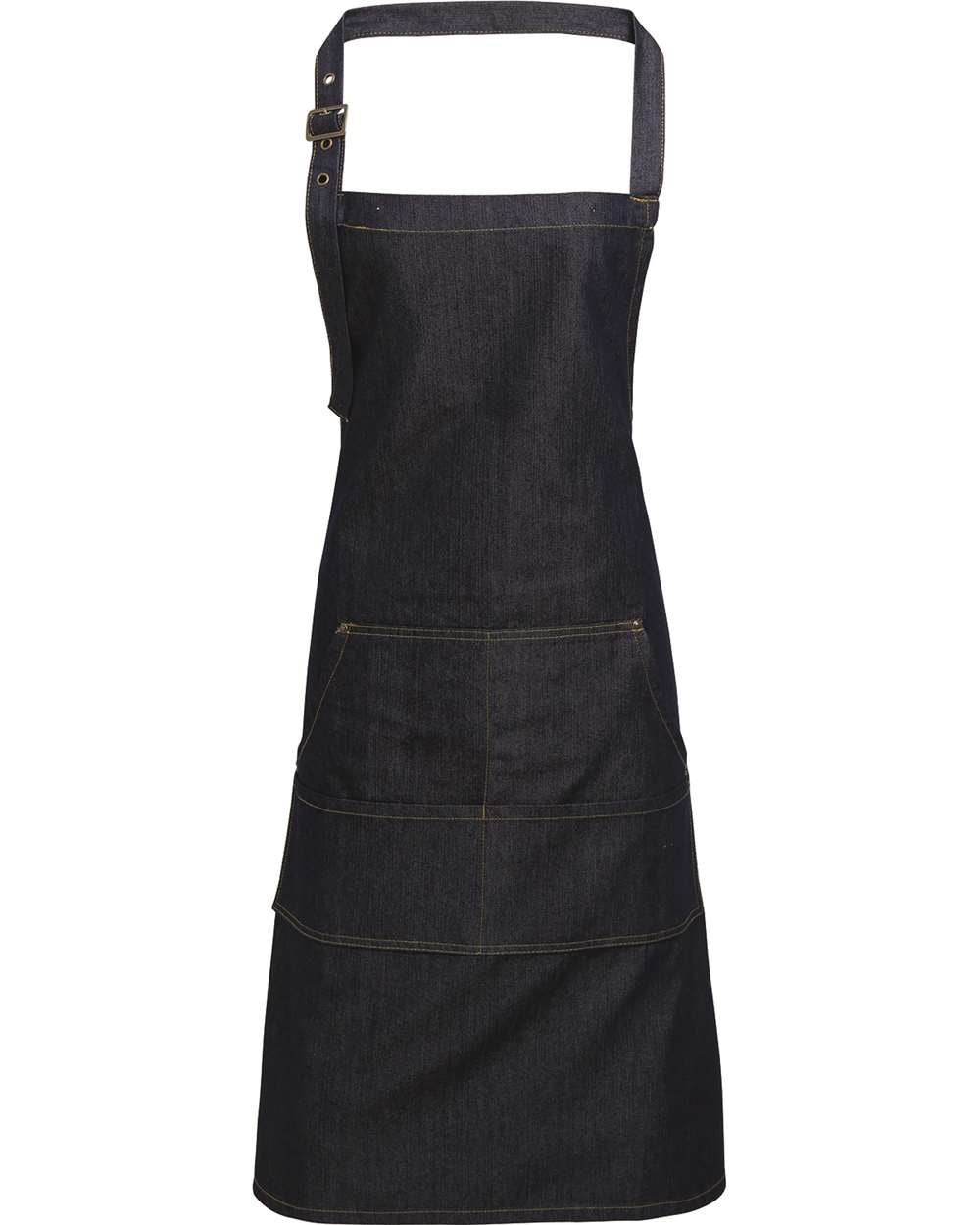 DENIM STITCHED APRON