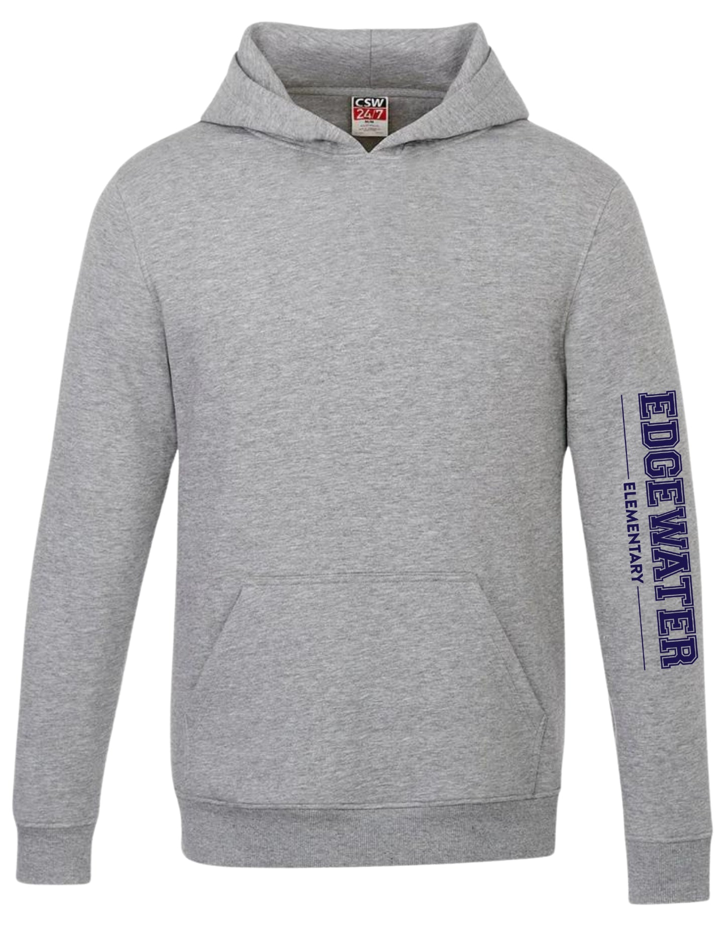 Sweat à capuche Edgewater pour jeunes - Imprimé sur les bras