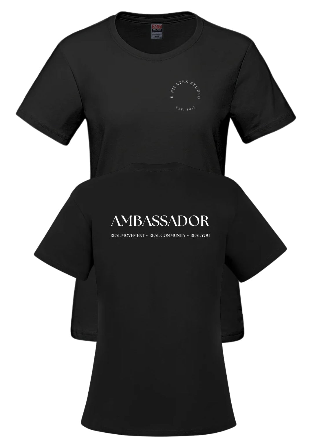 T-shirt femme K-Pilates avec logo circulaire