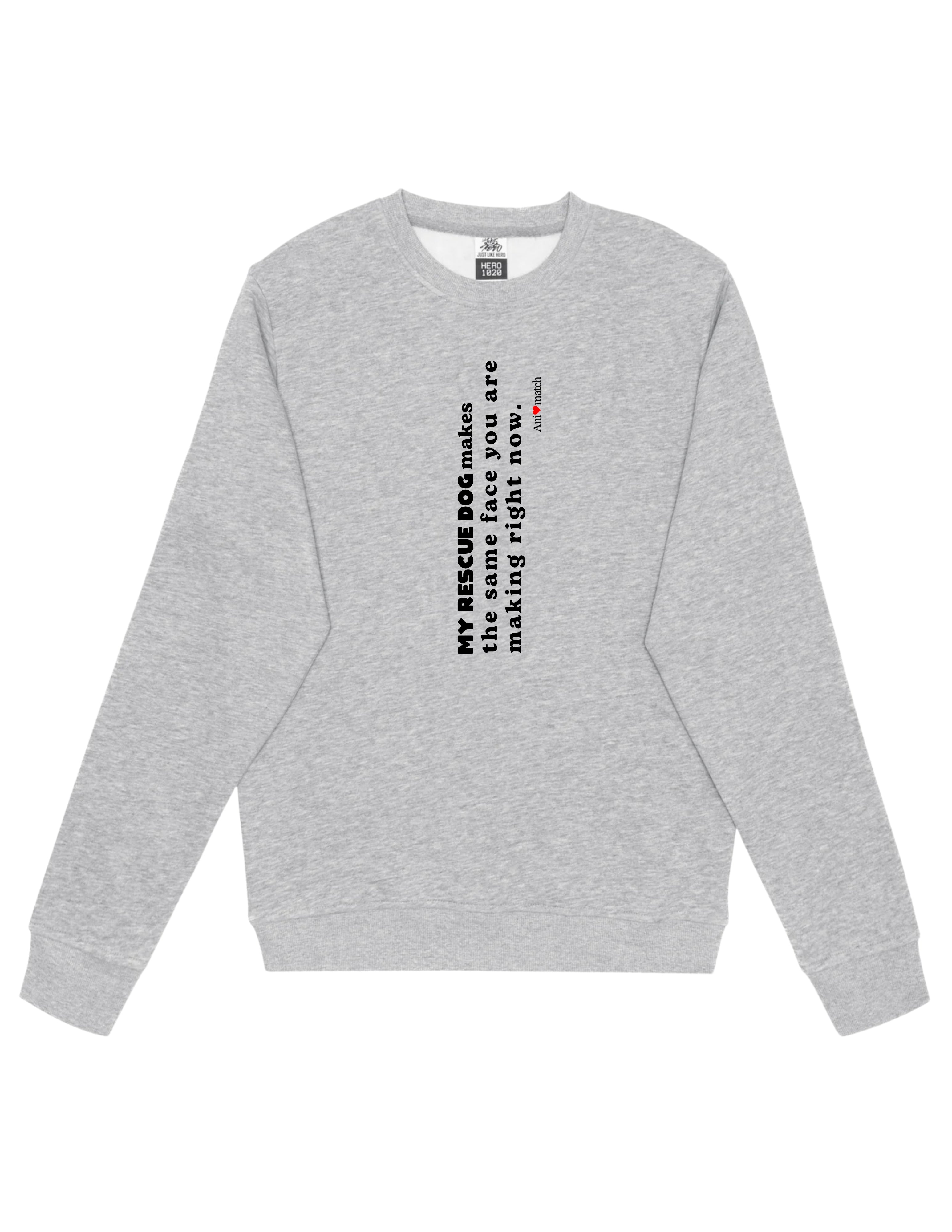 Animatch RESCUE FACE CREWNECK