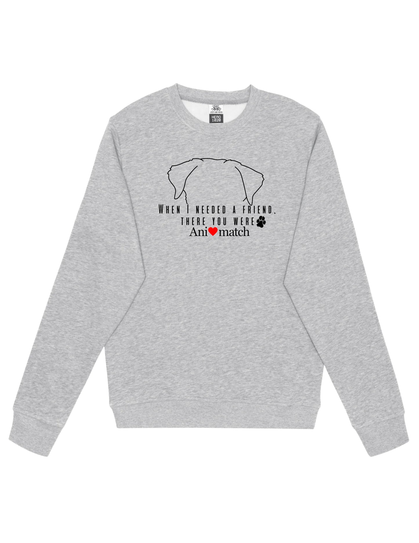 Animatch Needed A Friend Crewneck