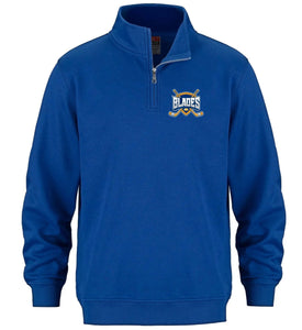 BLADES ADULT  1/4 ZIP SWEATSHIRT