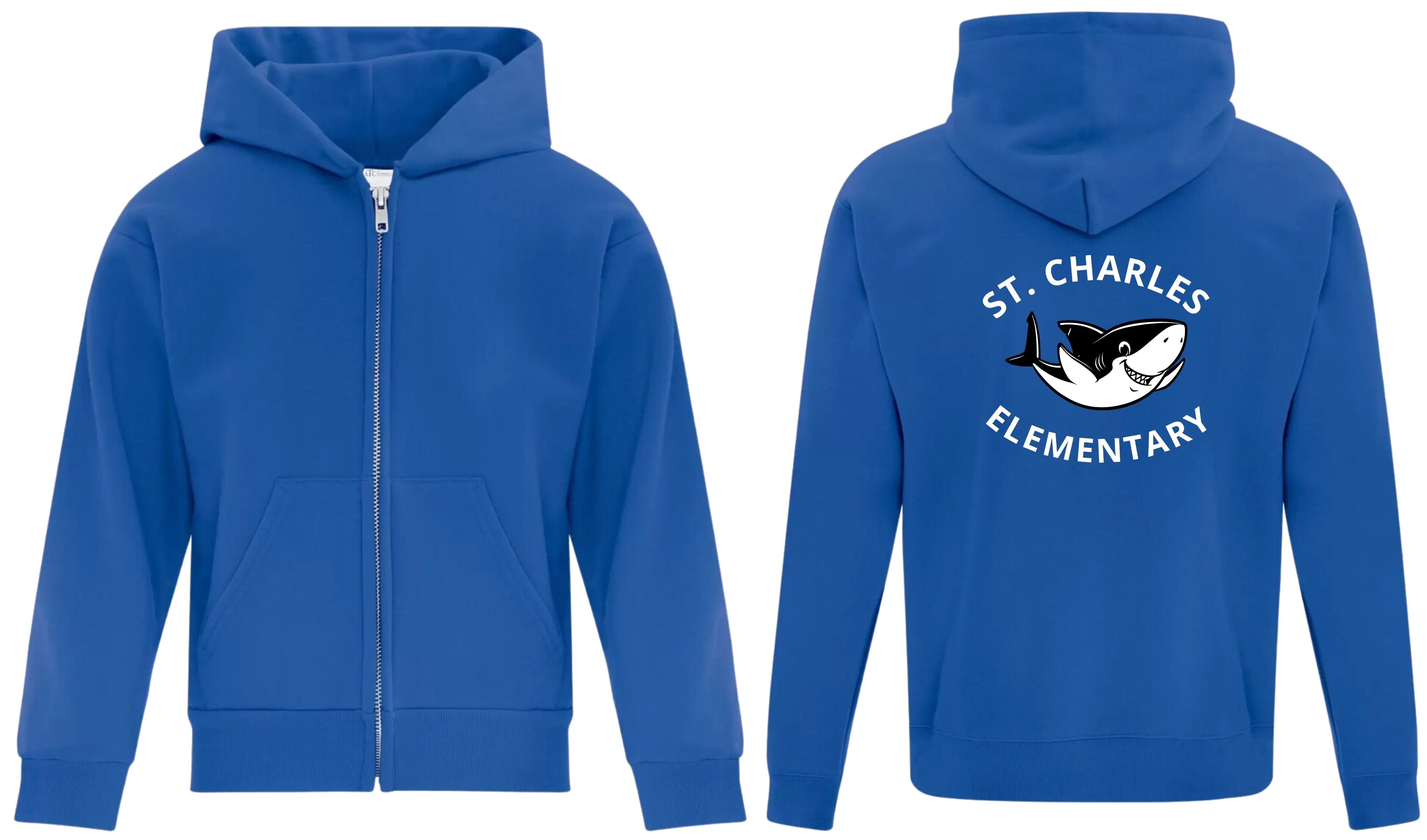 St Charles Youth Zip Hoodie