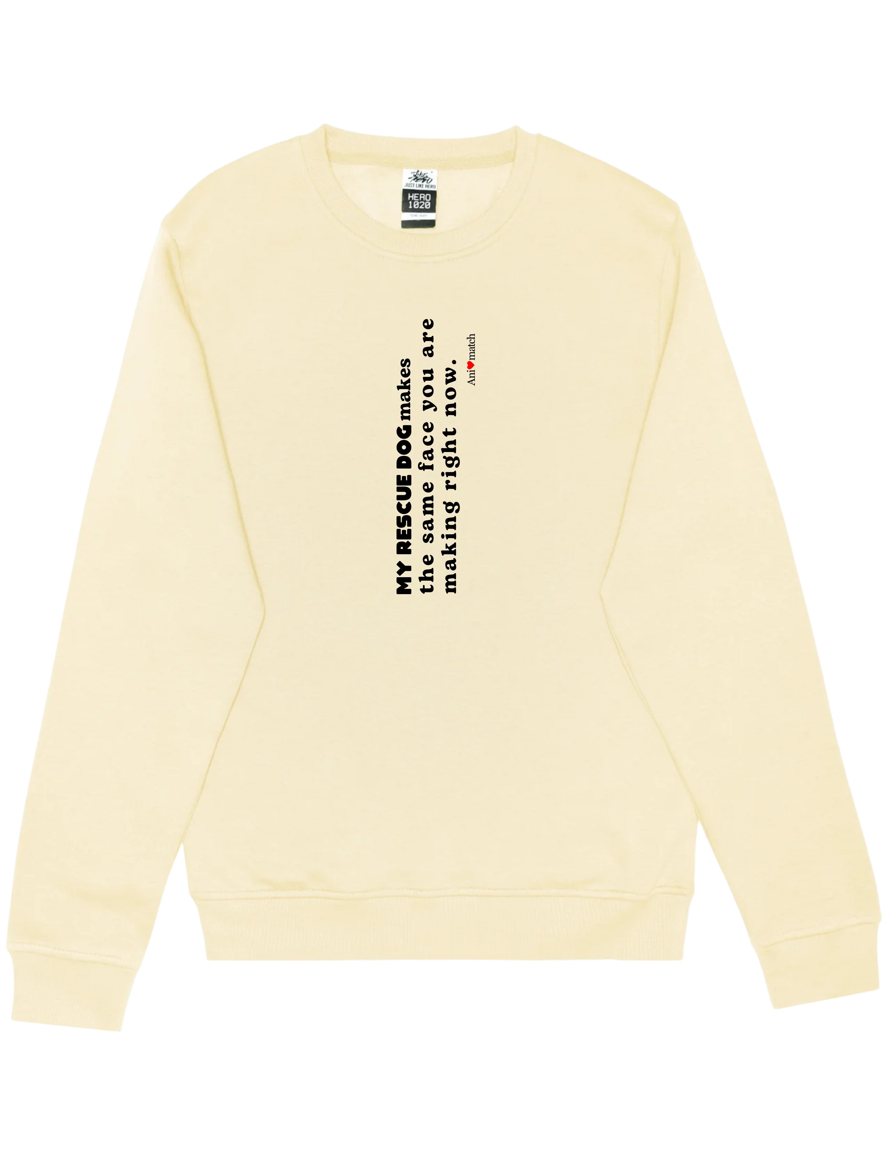 Animatch RESCUE FACE CREWNECK