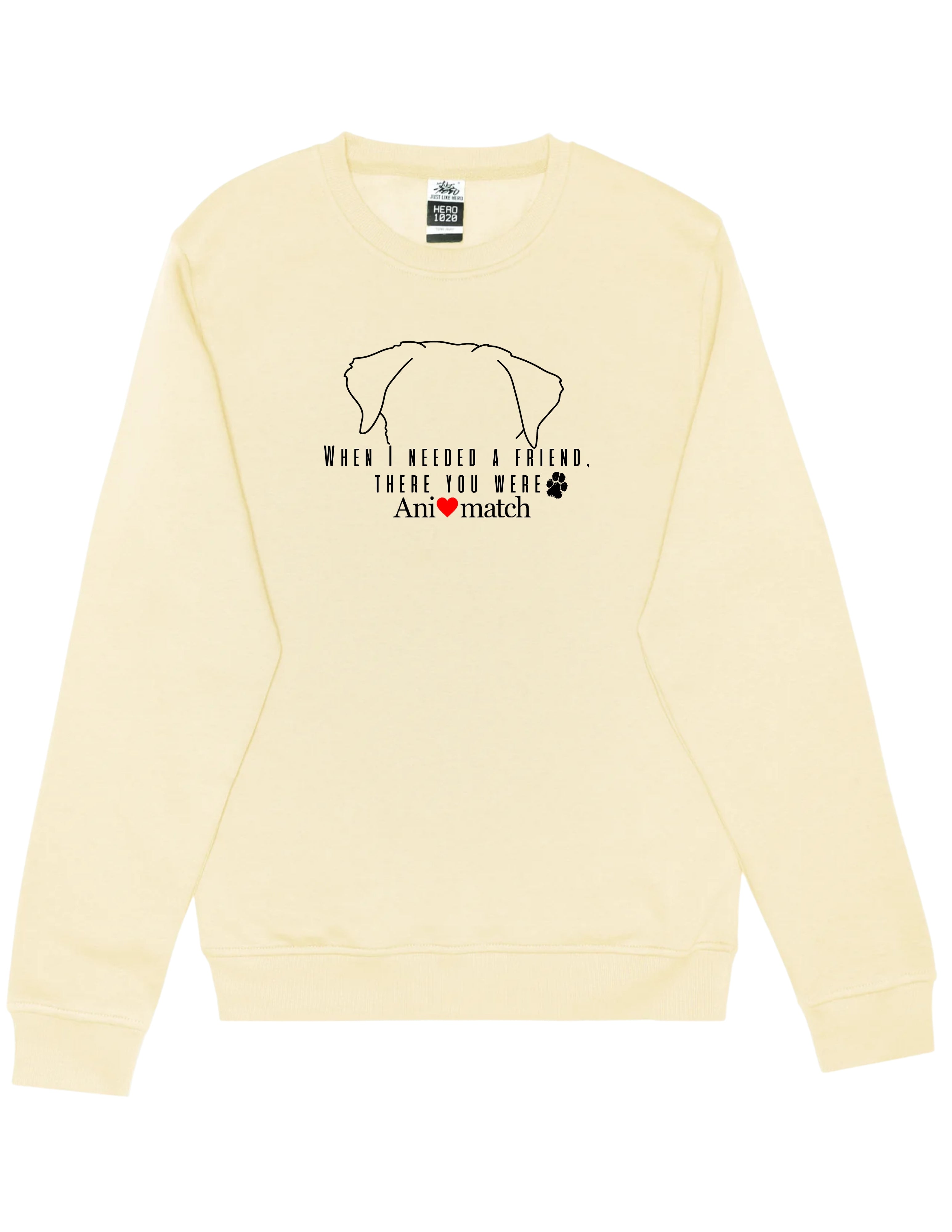 Animatch Needed A Friend Crewneck
