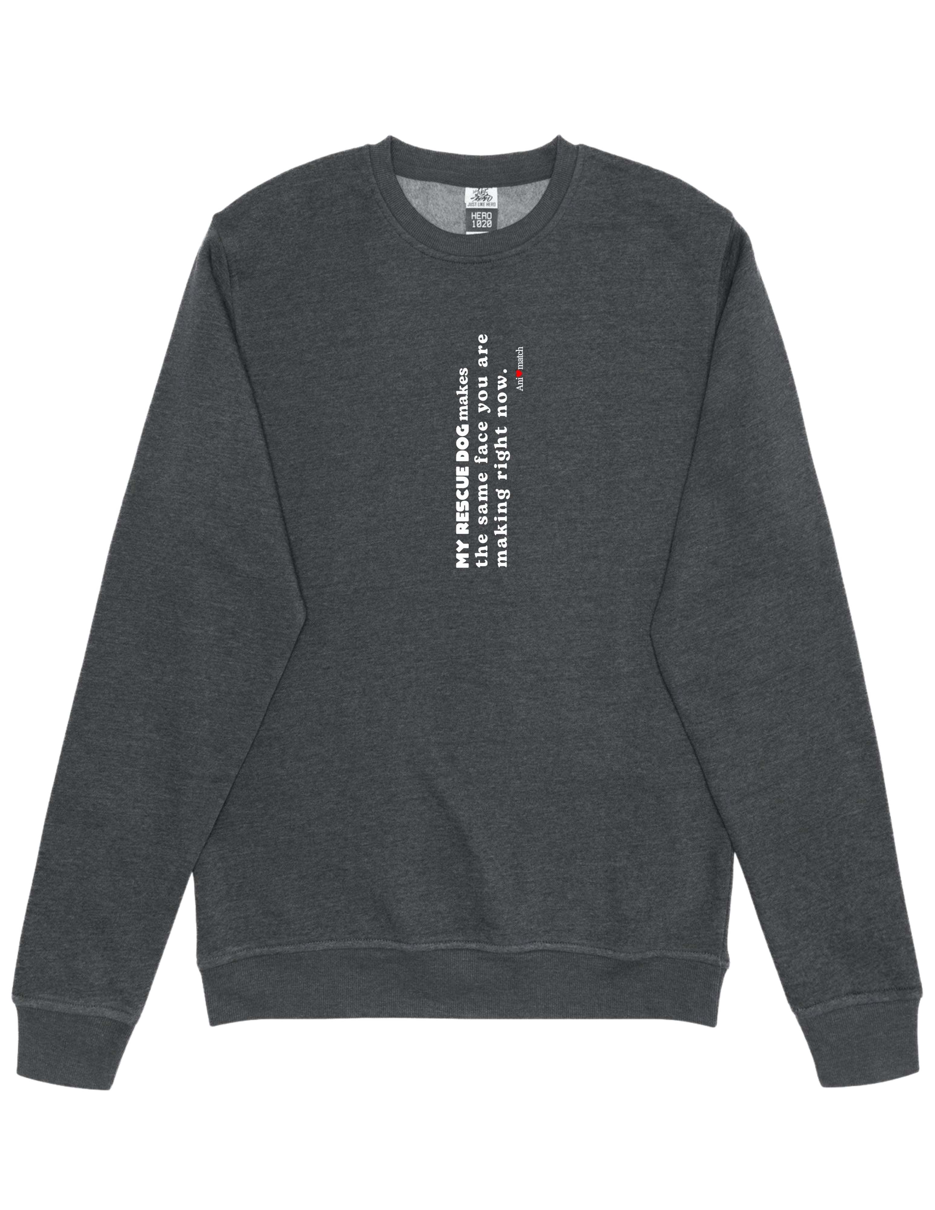 Animatch RESCUE FACE CREWNECK