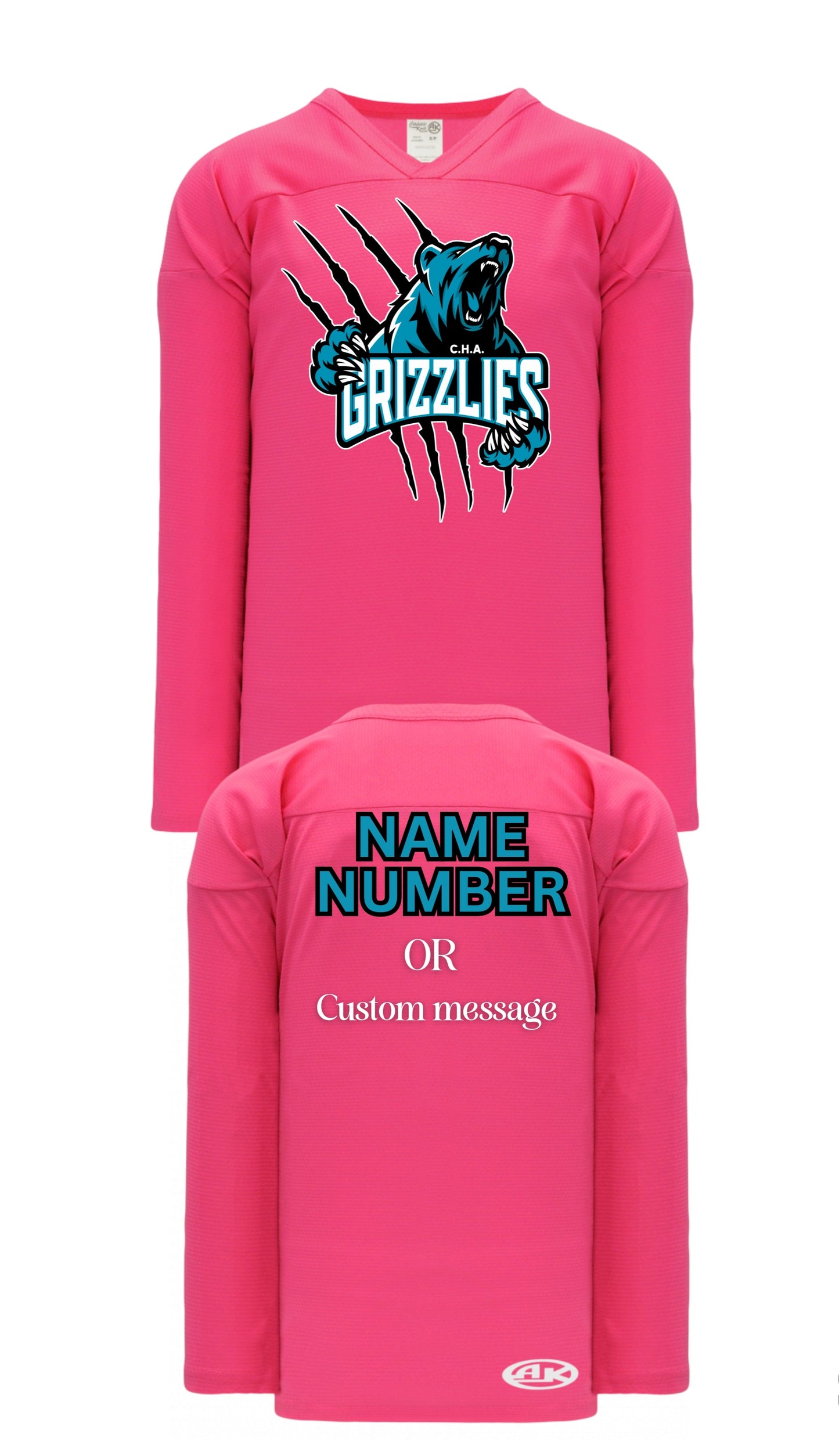 MAILLOT GRIZZLIE YOUTH ROSE-TOBER