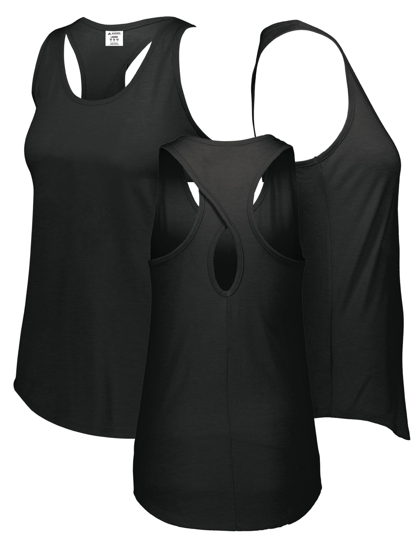 Ladies lux tri-blend tank