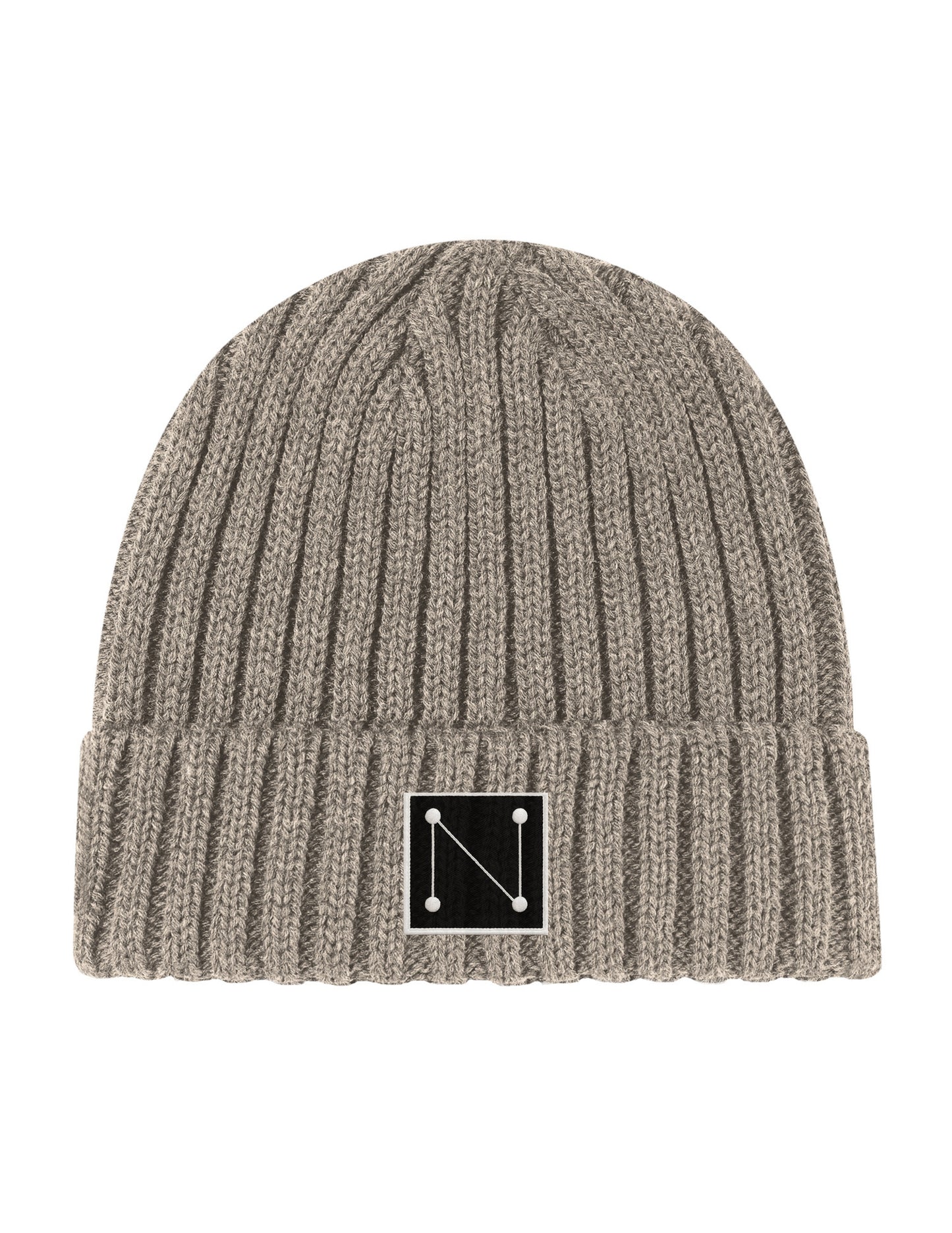 TUQUE NUAGE CÔTELÉE AVEC PATCH