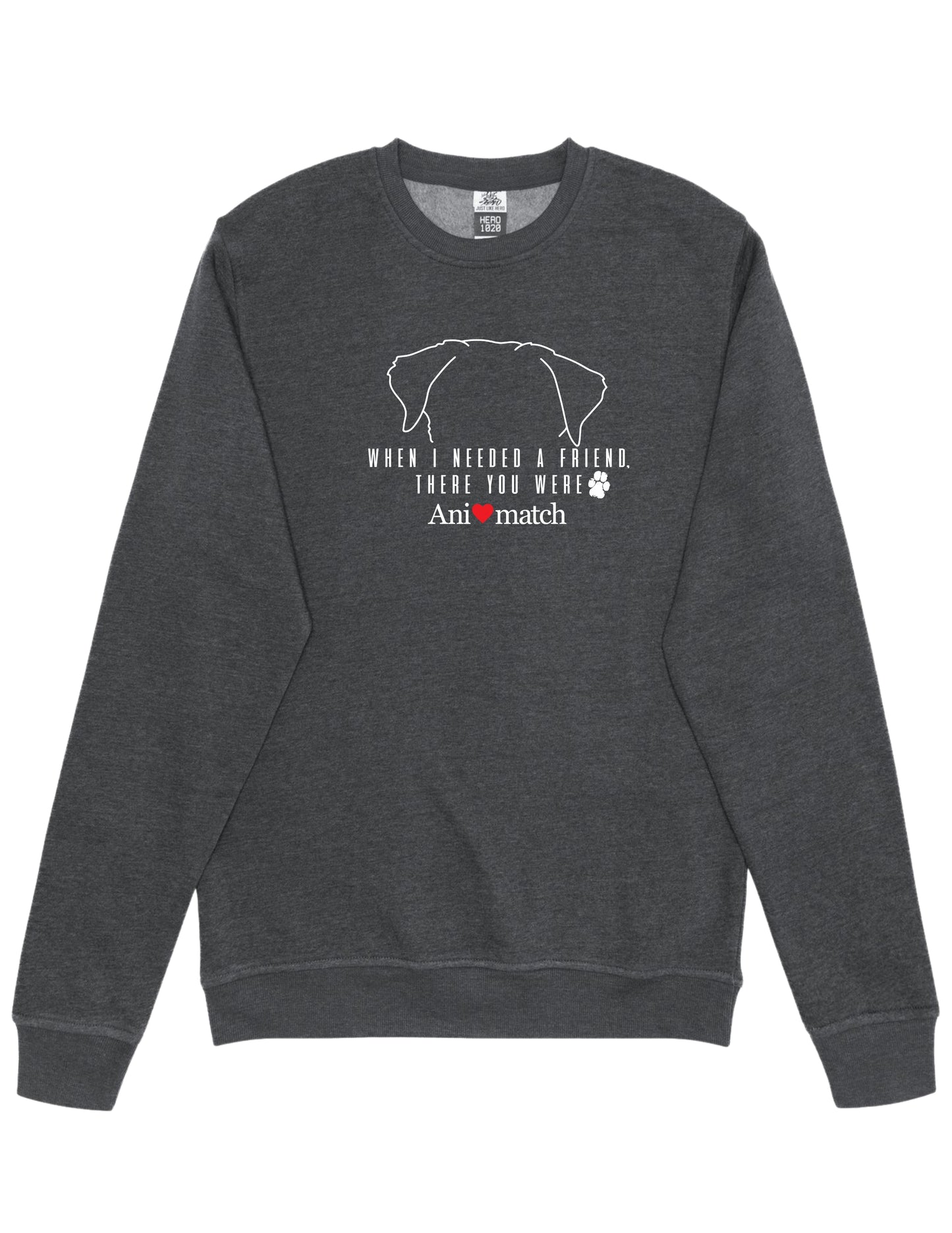 Animatch Needed A Friend Crewneck