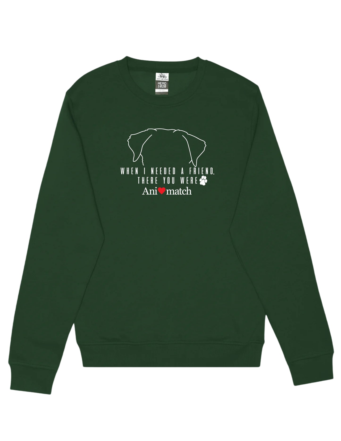 Animatch Needed A Friend Crewneck