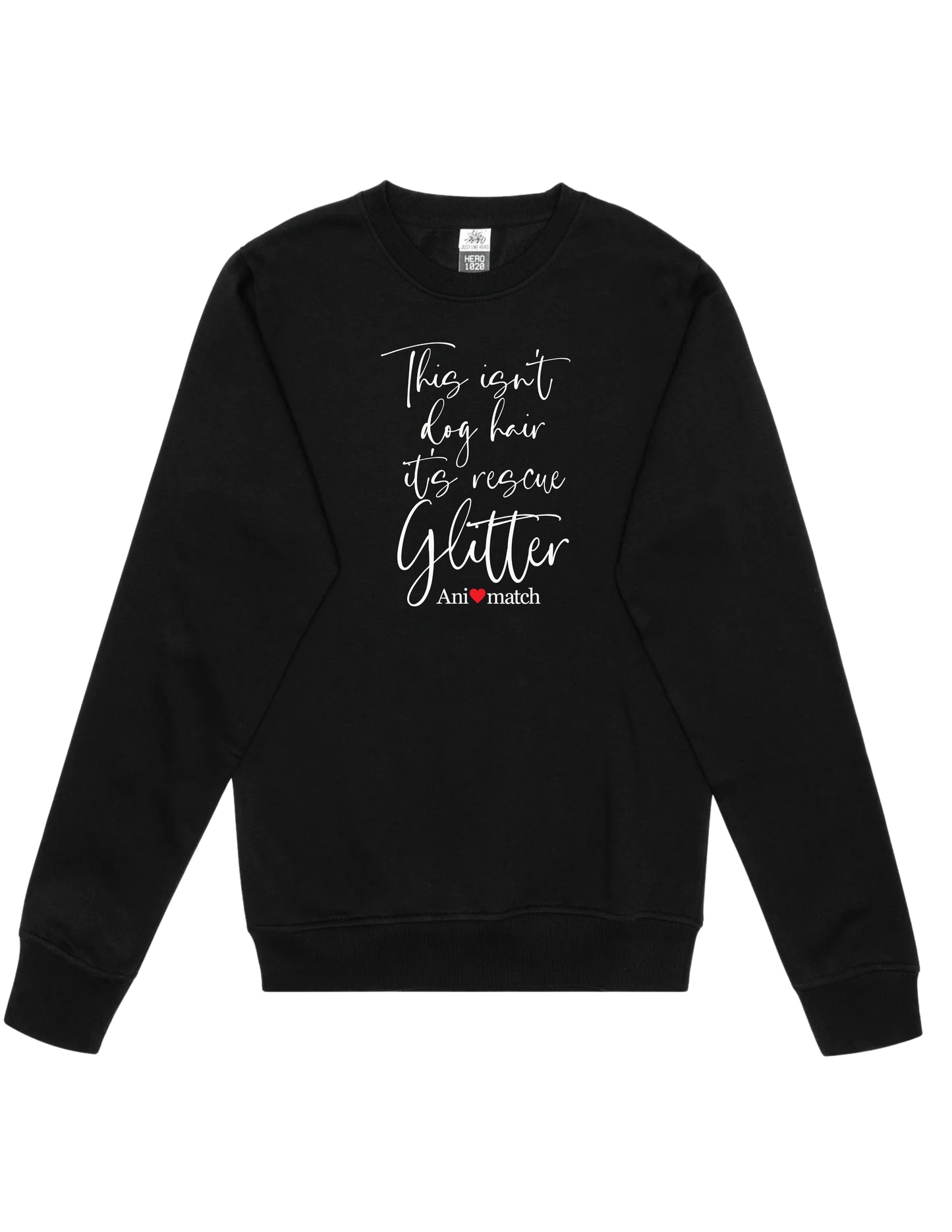 Animatch Glitter Crewneck