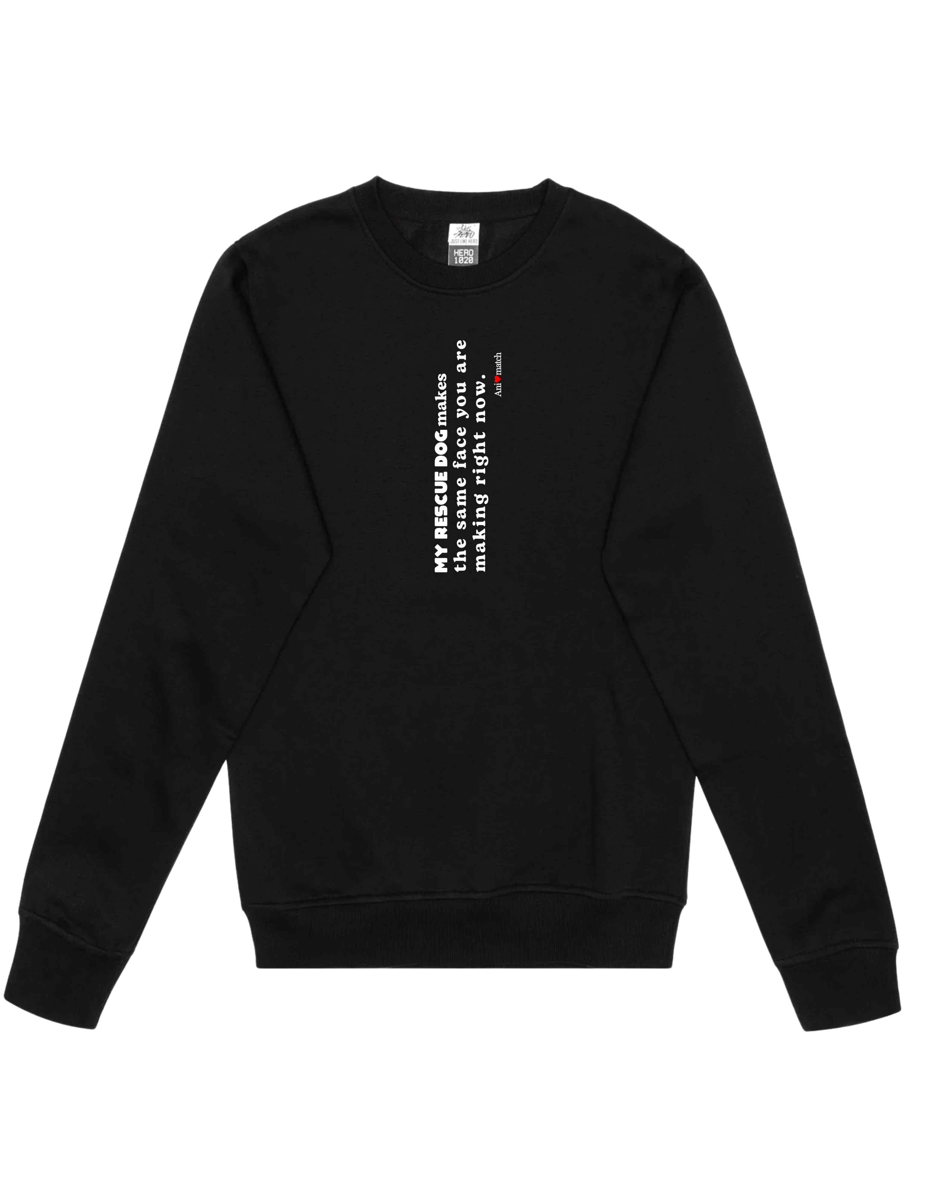 Animatch RESCUE FACE CREWNECK