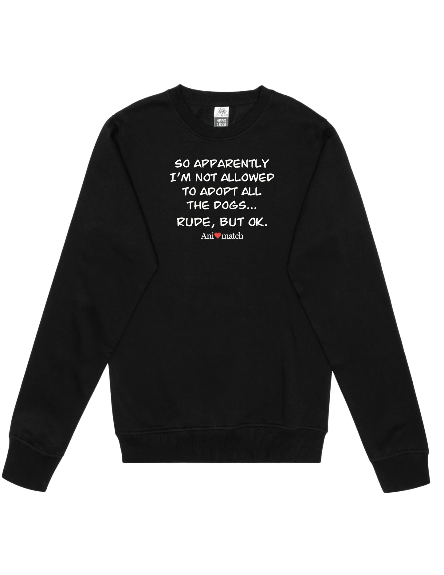 Pull ras du cou Animatch Rude