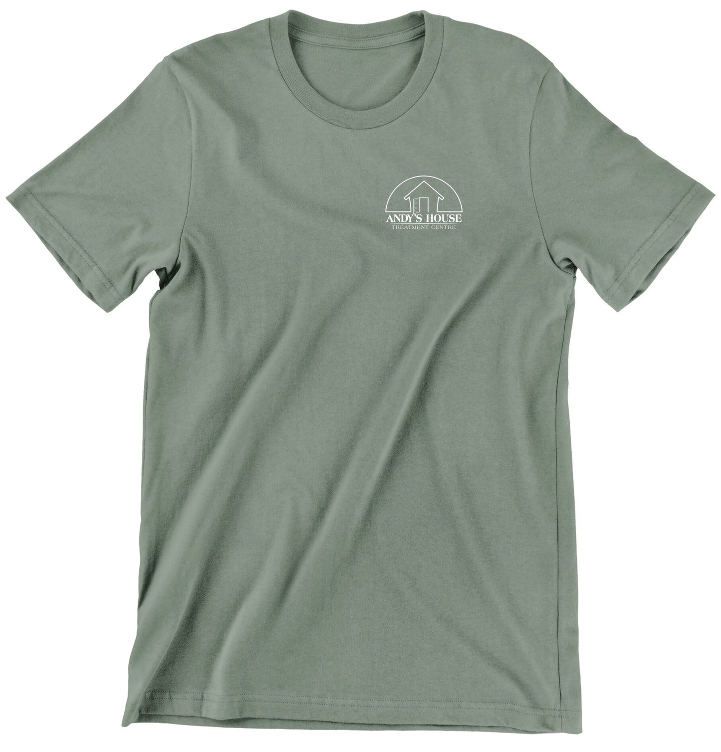 T-SHIRT IMPRIMÉ SUR LA POITRINE GAUCHE AH