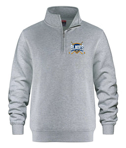 BLADES ADULT  1/4 ZIP SWEATSHIRT