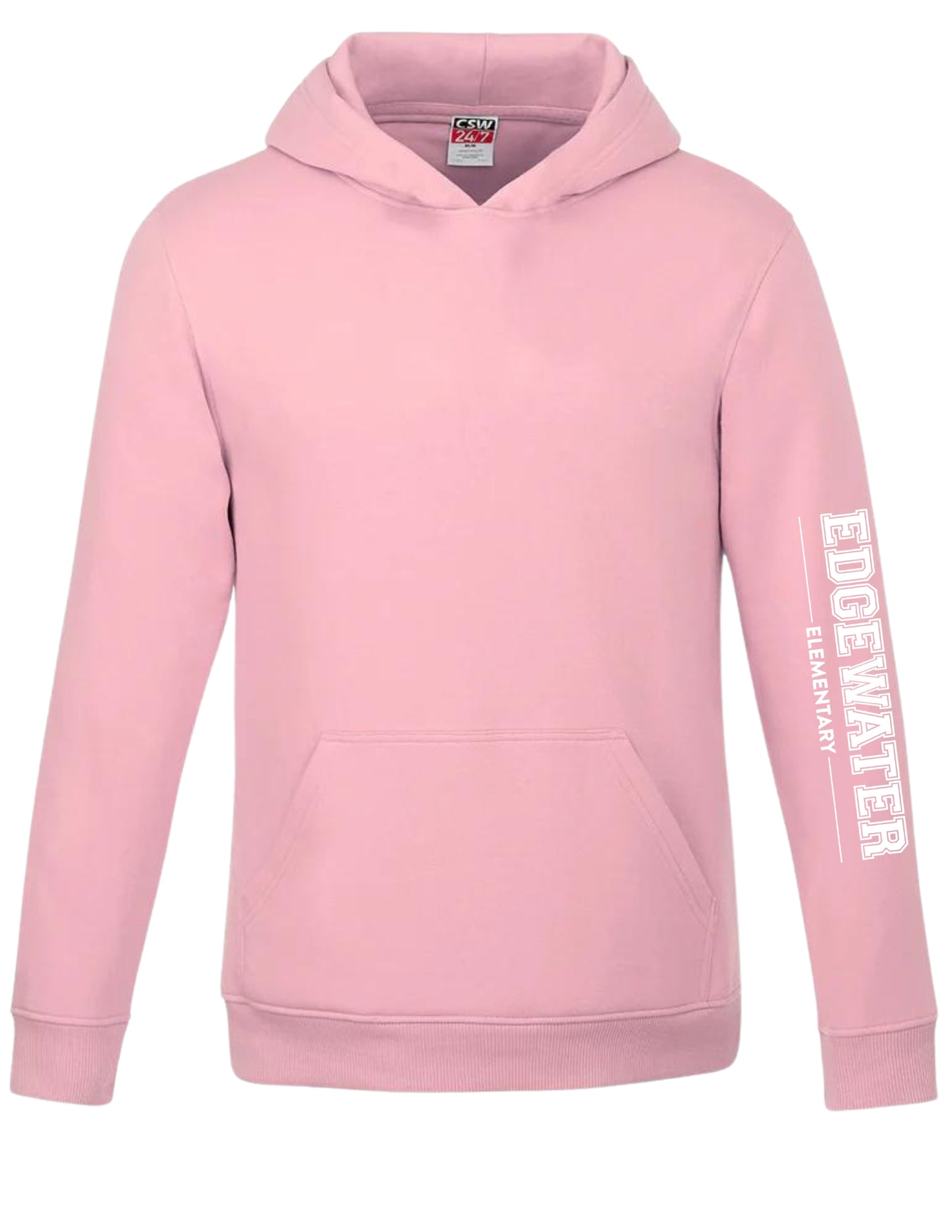 Sweat à capuche Edgewater pour jeunes - Imprimé sur les bras