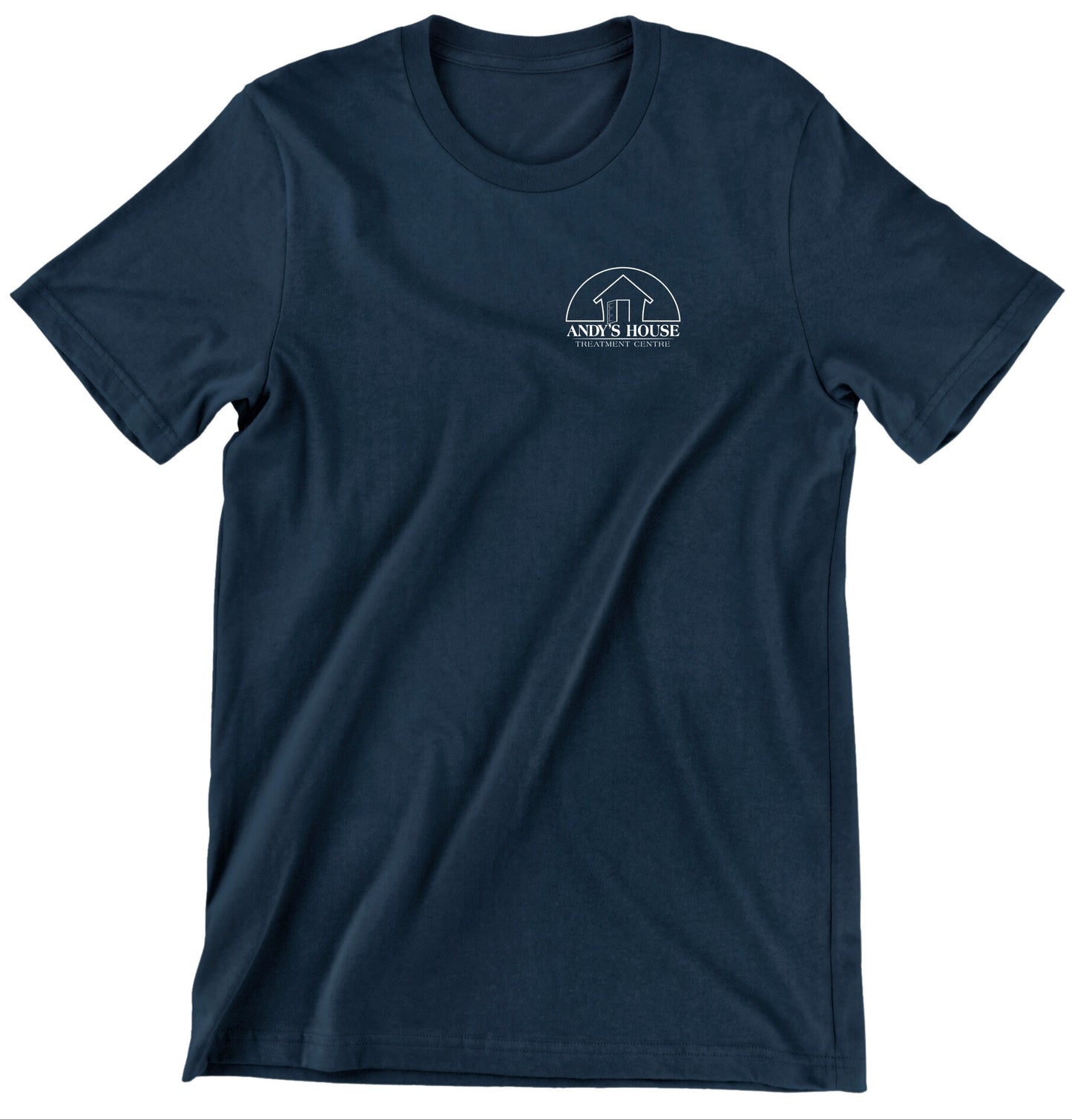 T-SHIRT IMPRIMÉ SUR LA POITRINE GAUCHE AH