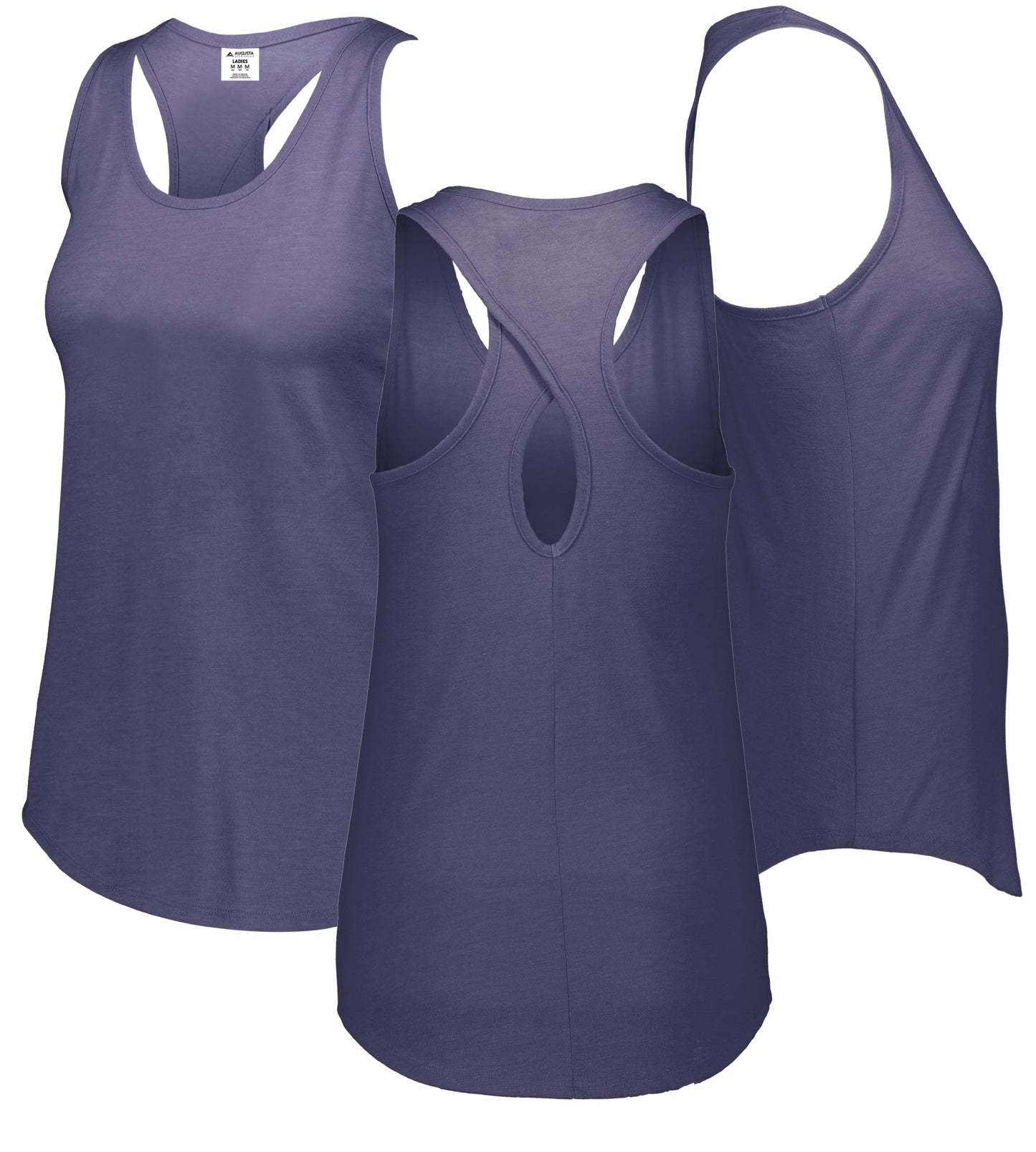 Ladies lux tri-blend tank