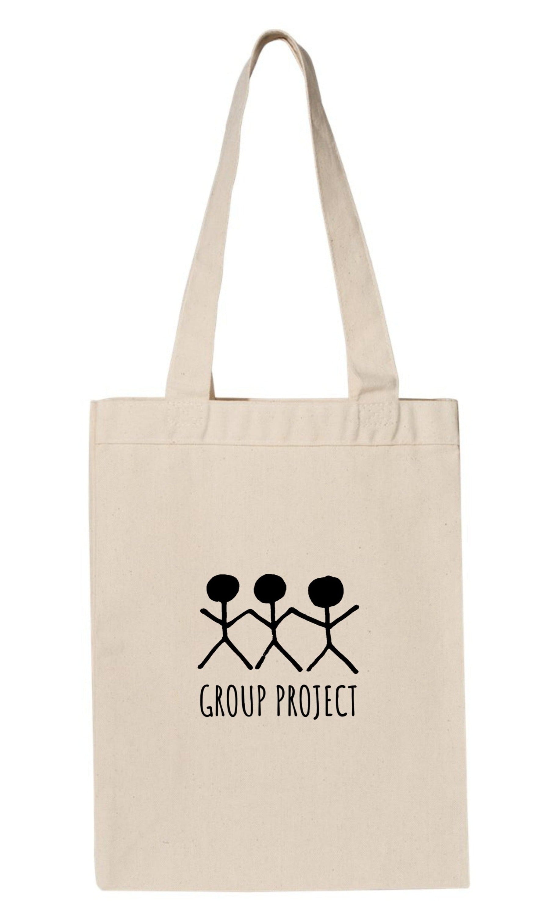 Group Project Tote- Stick Men - Natural