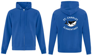 St Charles Adult Full Zip Sweatshirt