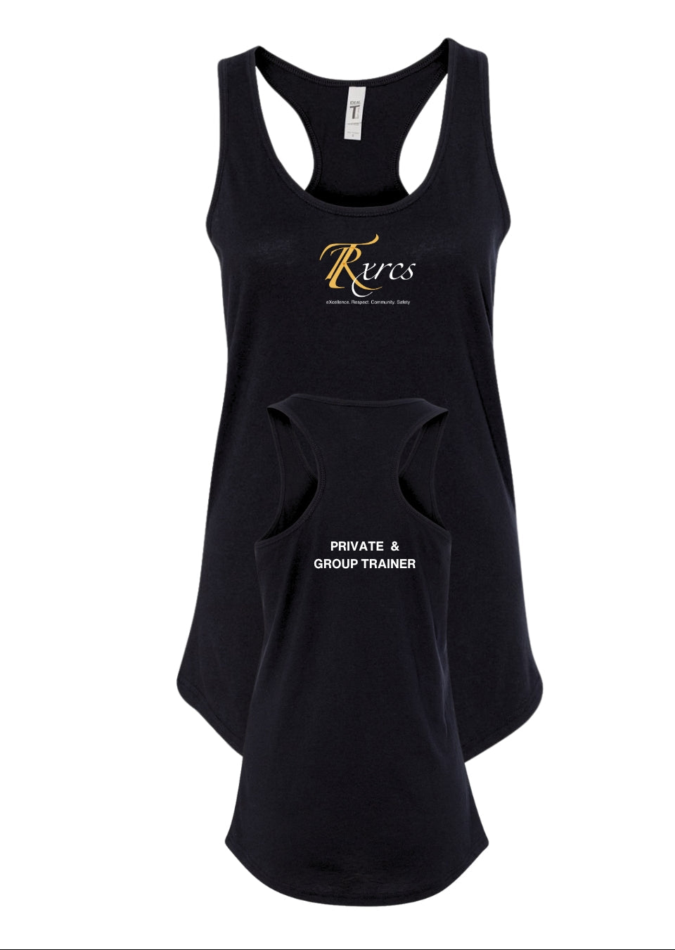 TR IDEAL RACERBACK TANK-WITH BACK PRINT