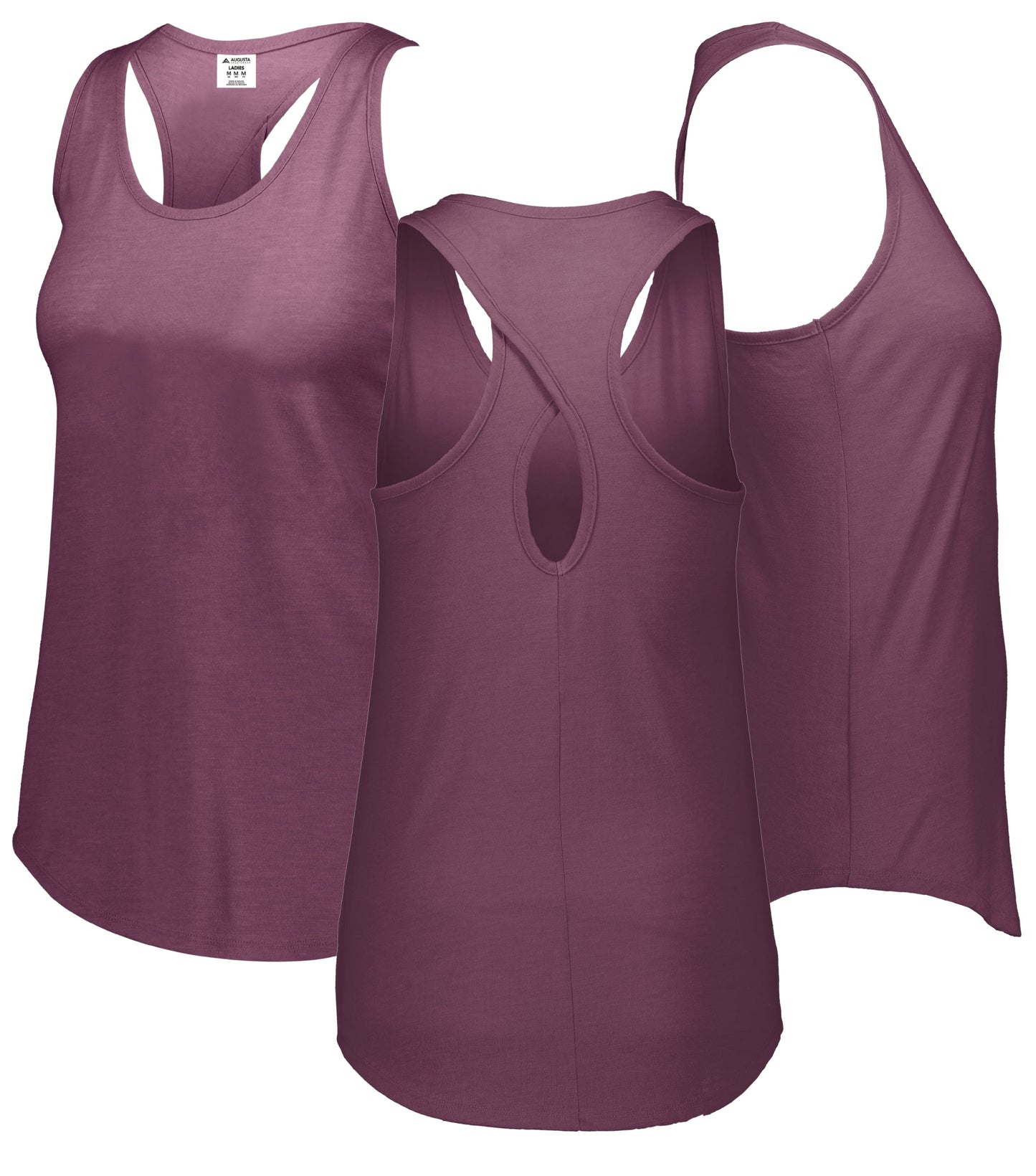 Ladies lux tri-blend tank