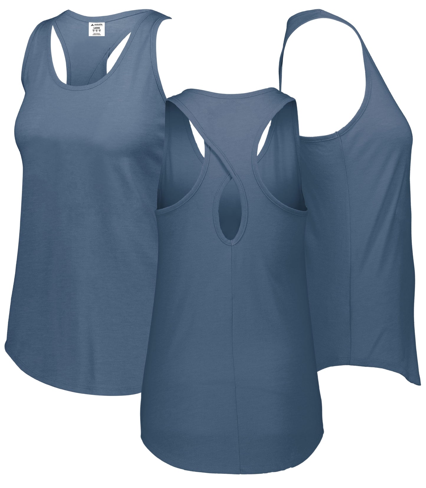 Ladies lux tri-blend tank