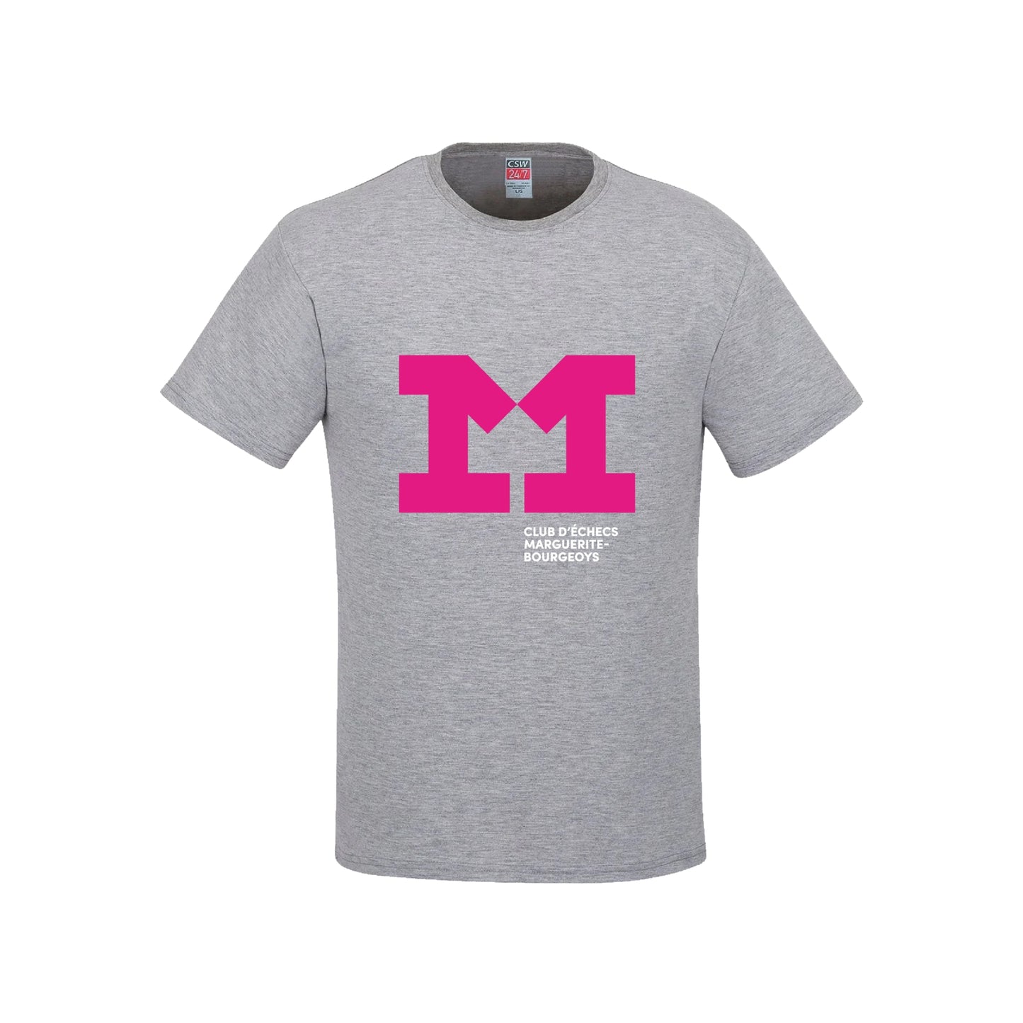 T-SHIRT GRIS SPORT ENFANT CLUB D'ÉCHECS