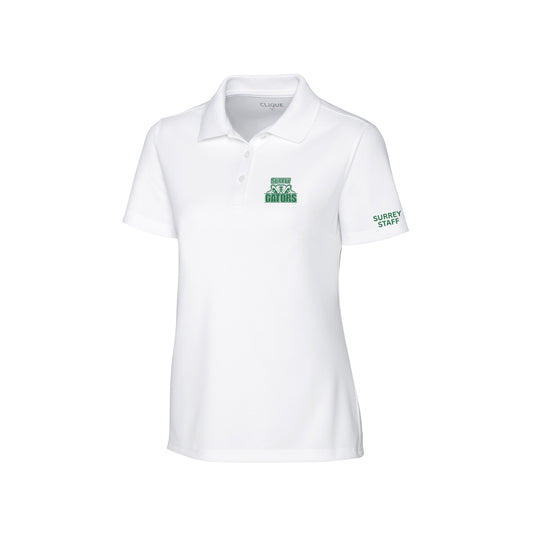 SURREY POOL STAFF POLO- WOMENS FIT