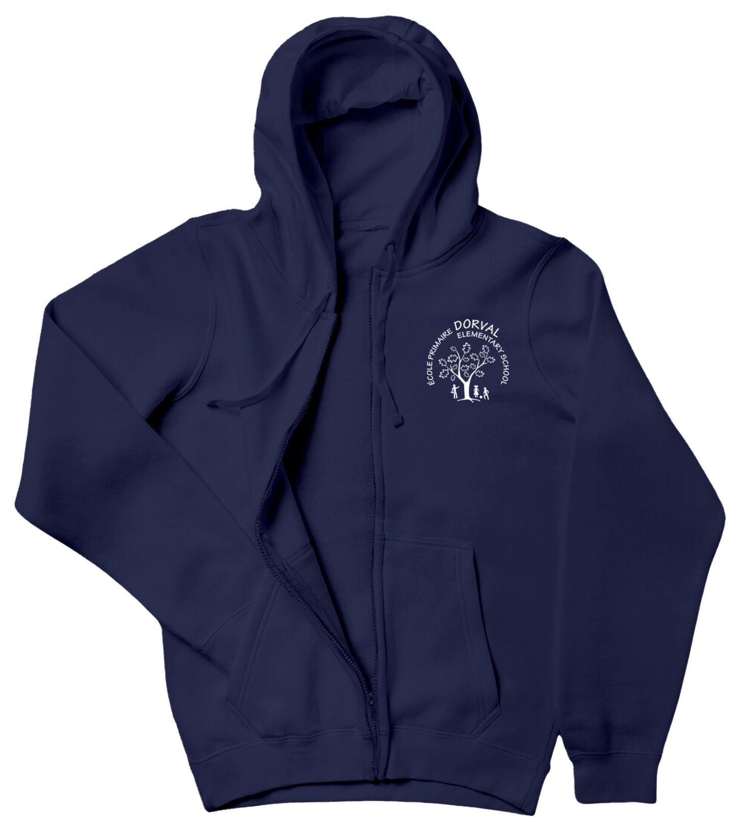 DES Sweat à capuche zippé intégral pour jeunes
