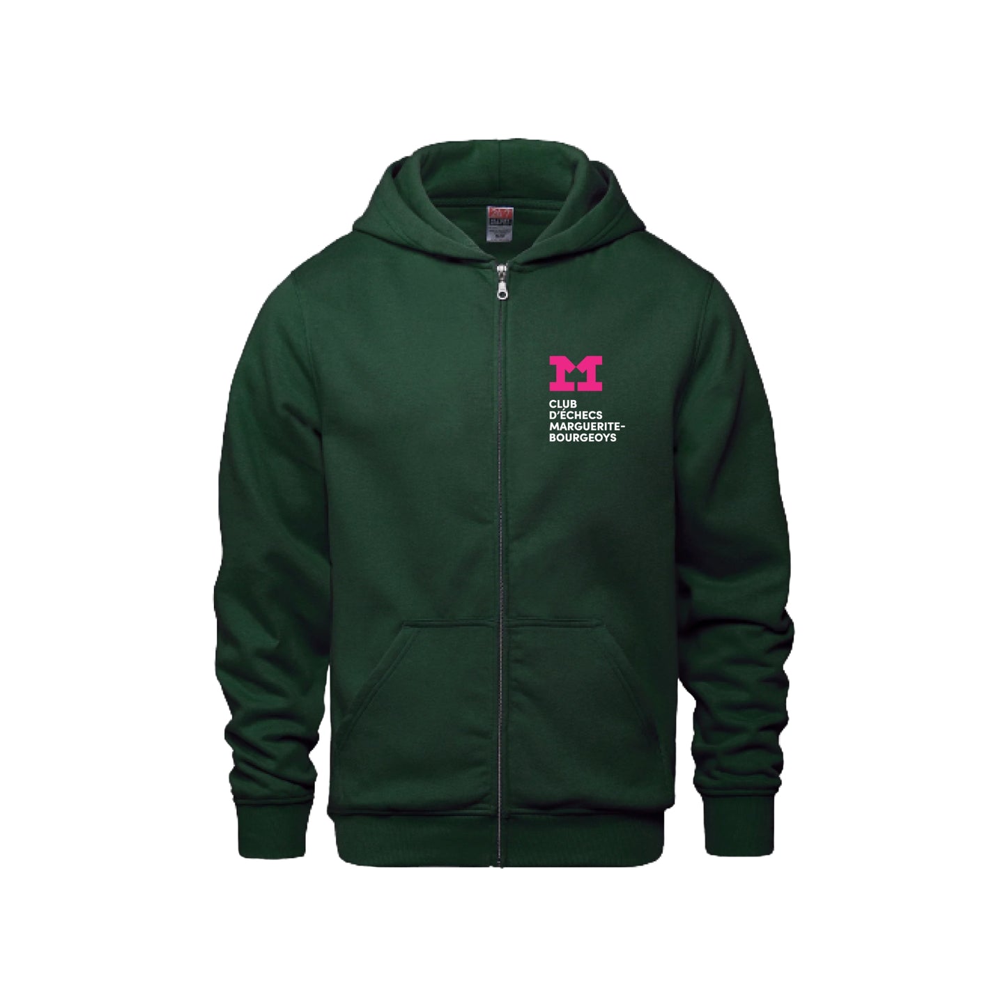 SWEAT À CAPUCHE FERMÉ POUR JEUNES DU CLUB D'ÉCHECS MAGIC KNIGHT
