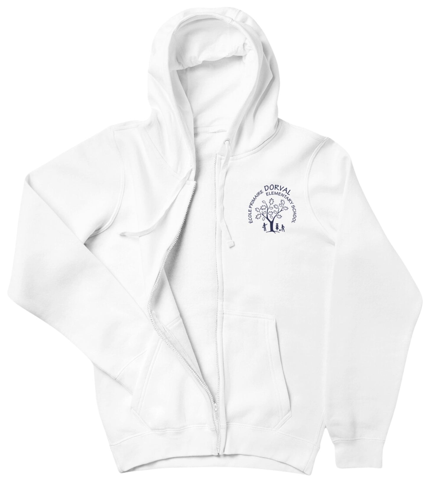 DES Sweat à Capuche Zippé Complet pour Adultes