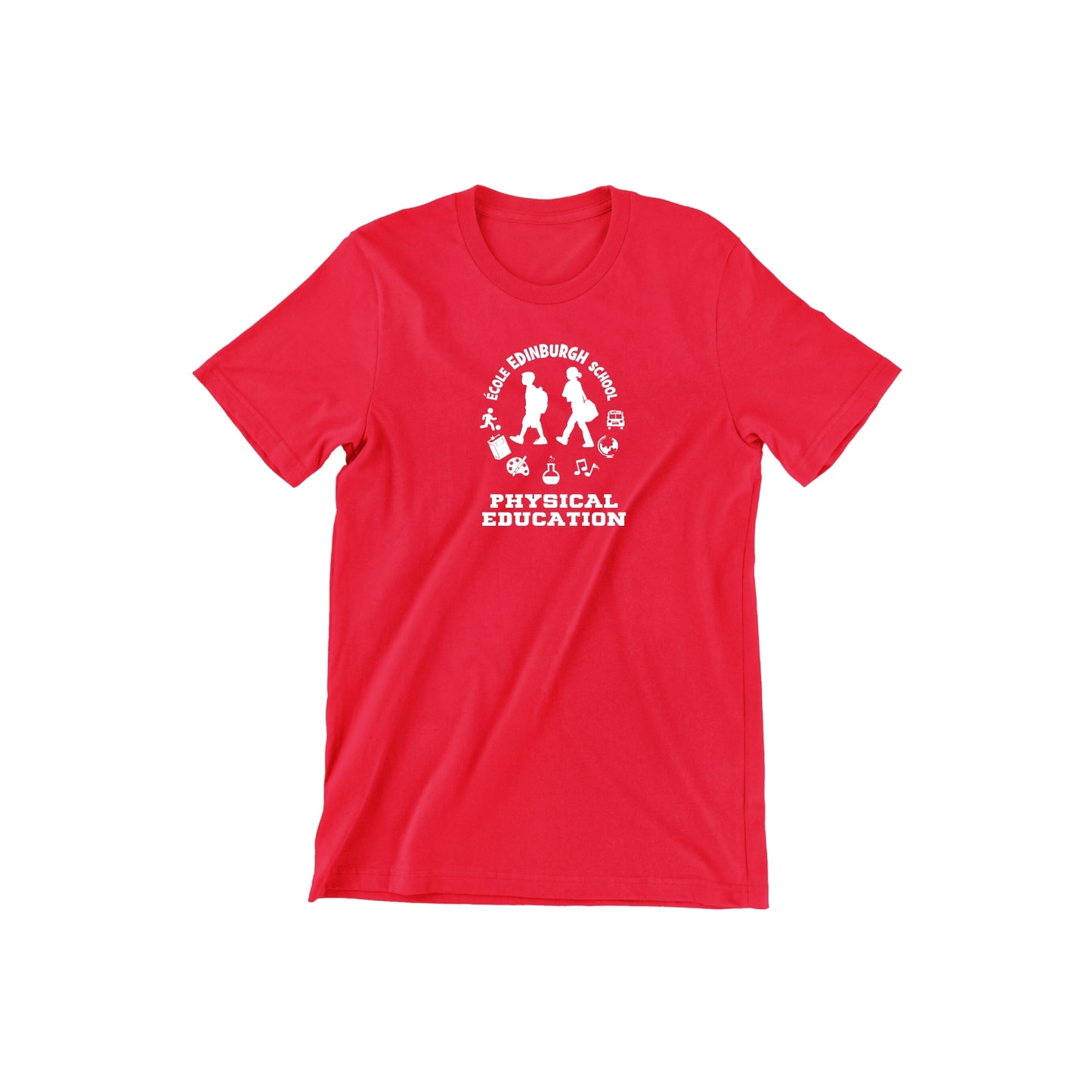 T-shirt d'éducation physique pour les jeunes d'Édimbourg