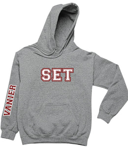 Vanier SET Hoodie With School Down Arm