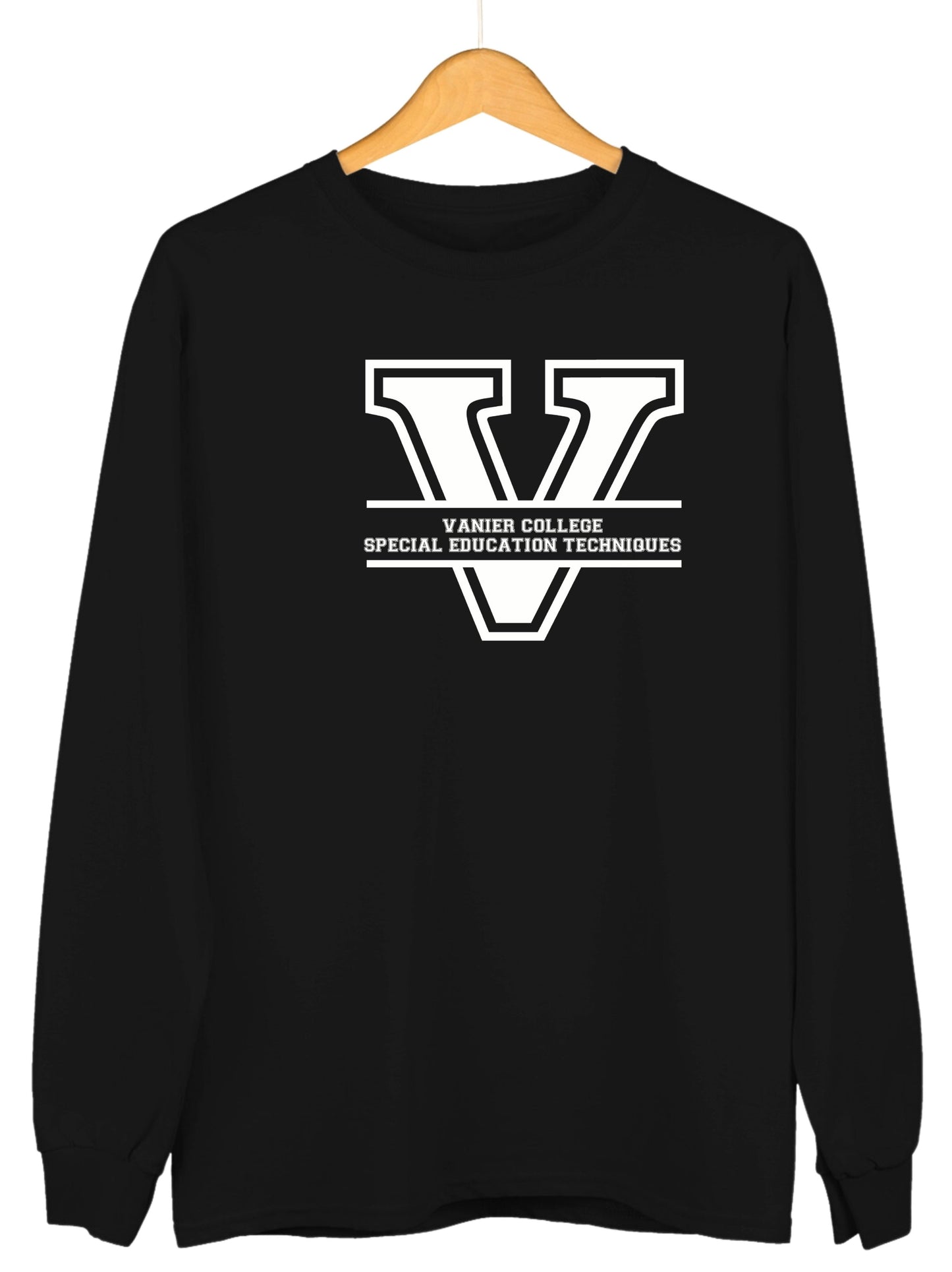 Pull ras du cou Vanier SET-V à grand imprimé sur le devant