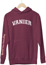 Load image into Gallery viewer, Vanier Hoodie Across Chest With SCC Program Down Arm
