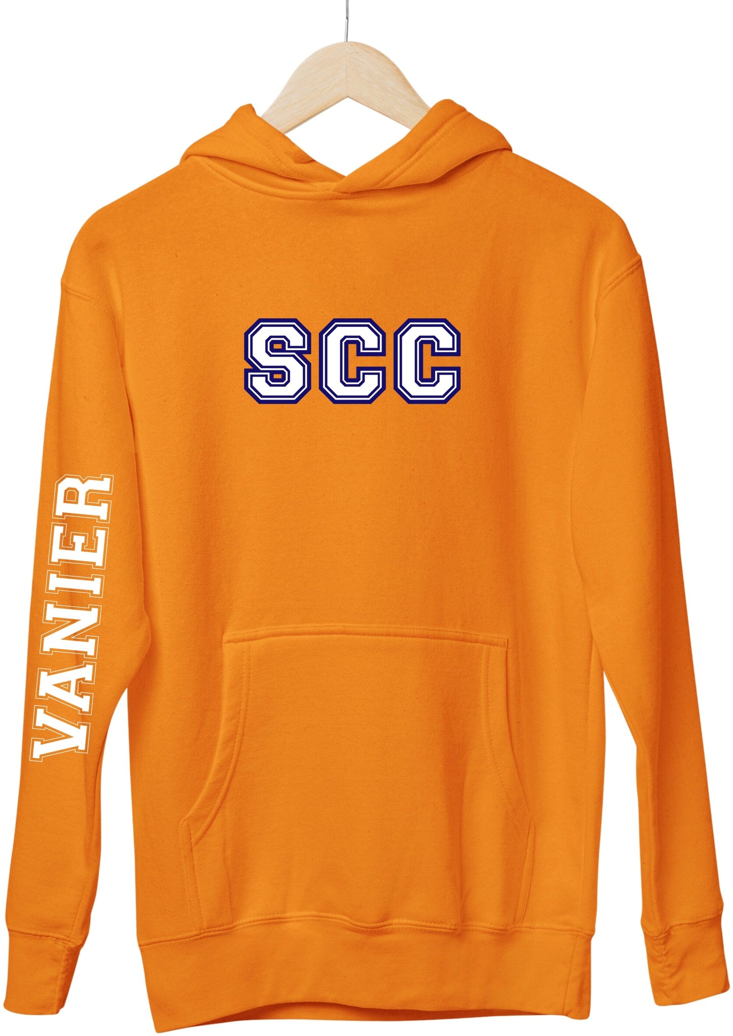 Vanier SCC Hoodie With School Down Arm