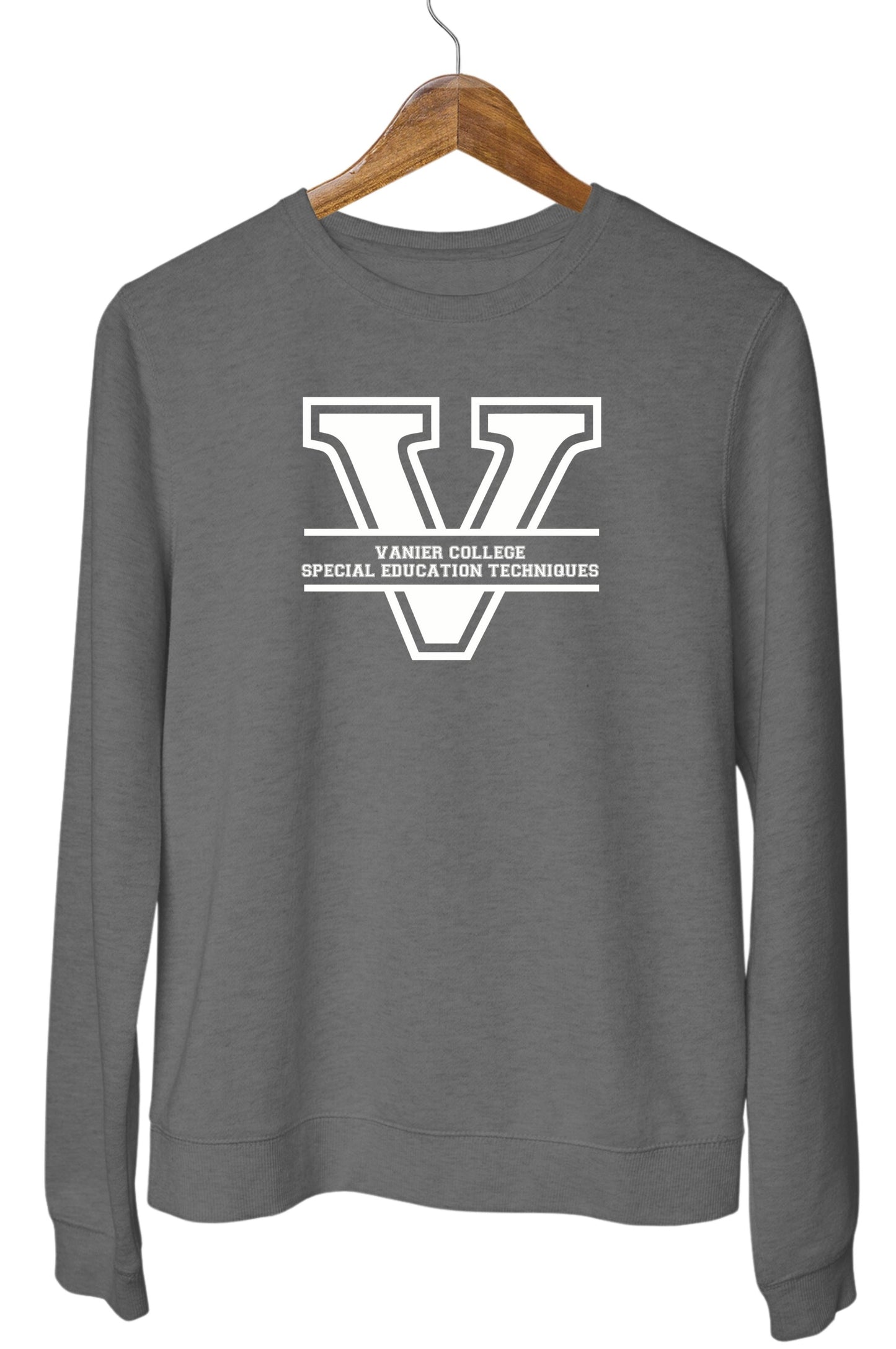 Pull ras du cou Vanier SET-V à grand imprimé sur le devant