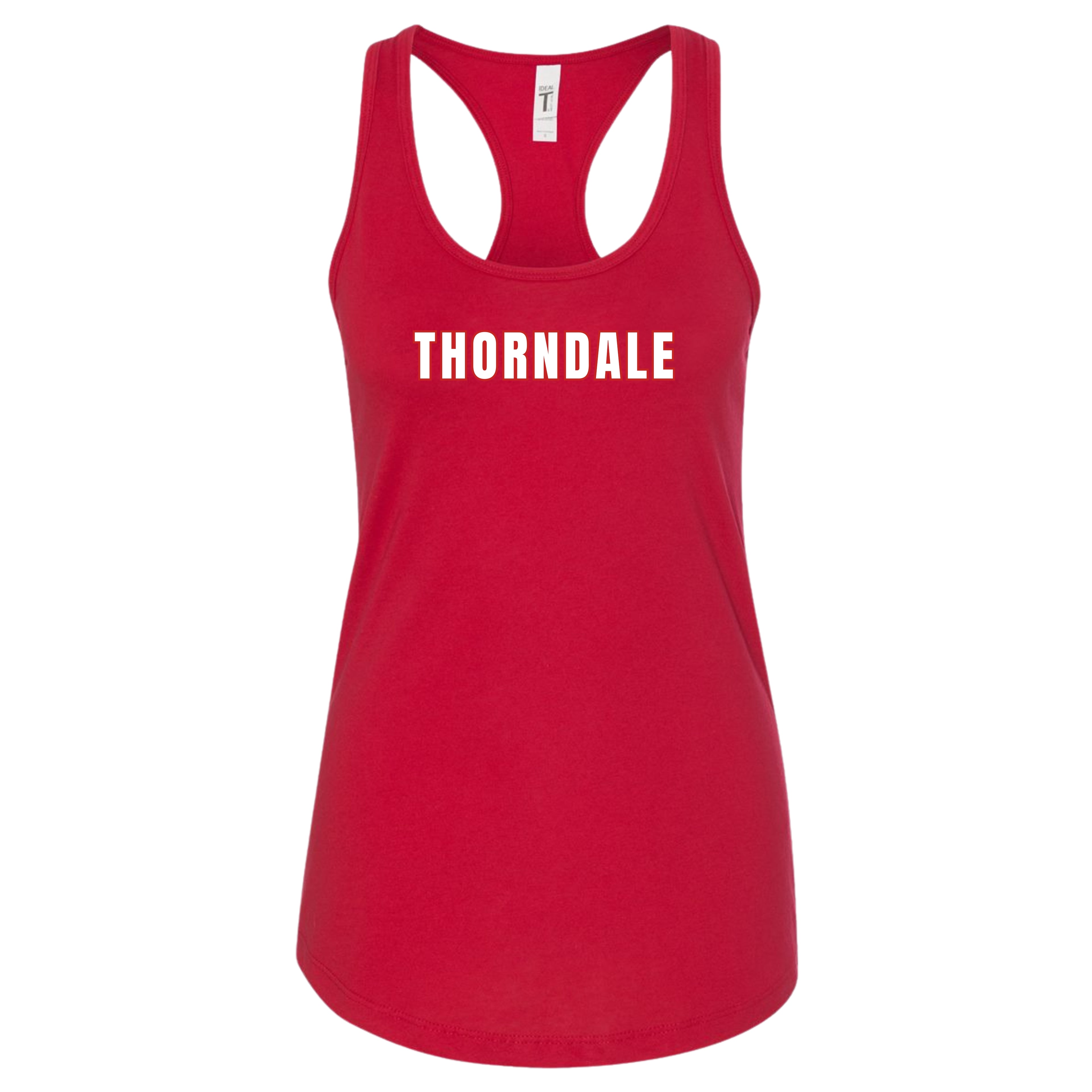 THO LETTERING RACERBACK TANK