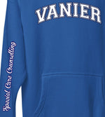 Load image into Gallery viewer, Vanier Hoodie Across Chest With SCC Program Down Arm
