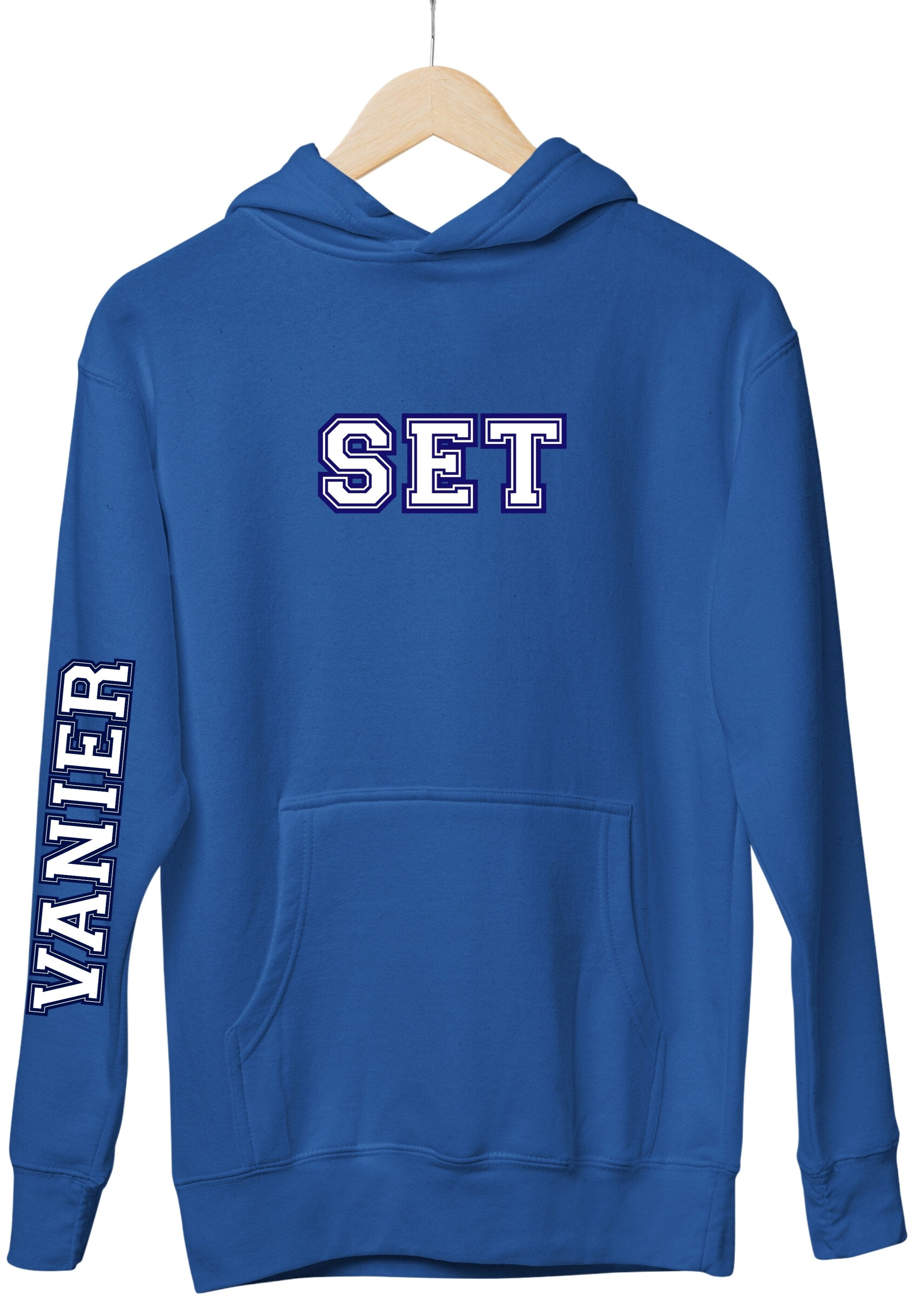 Vanier SET Hoodie With School Down Arm